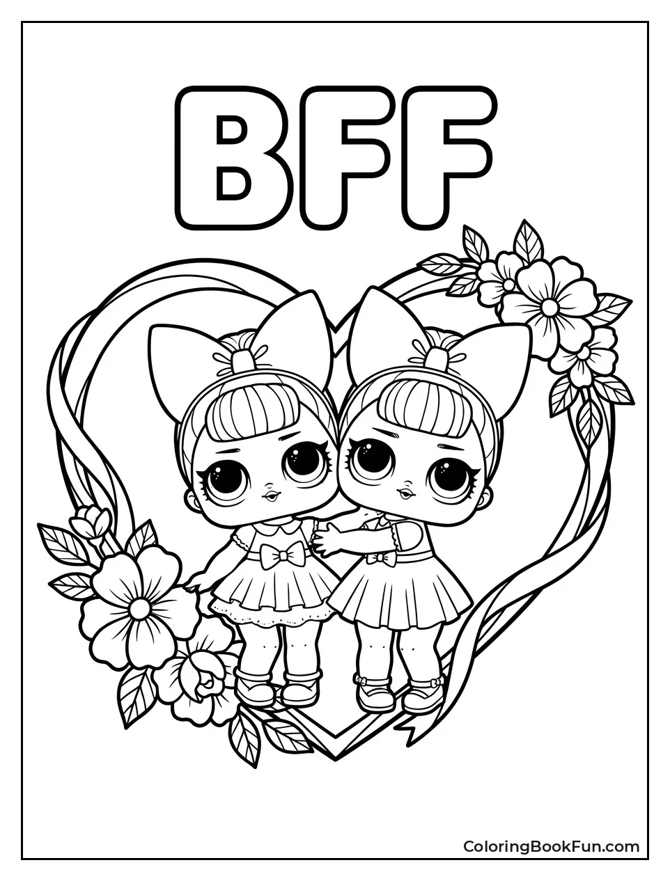 Best Friends Share a Heart Locket