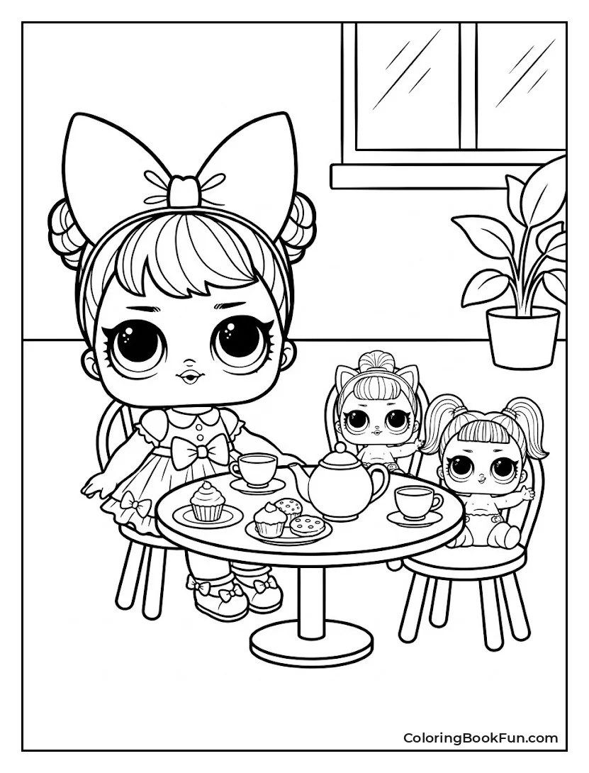 Bon Bon Hosts a Tea Party