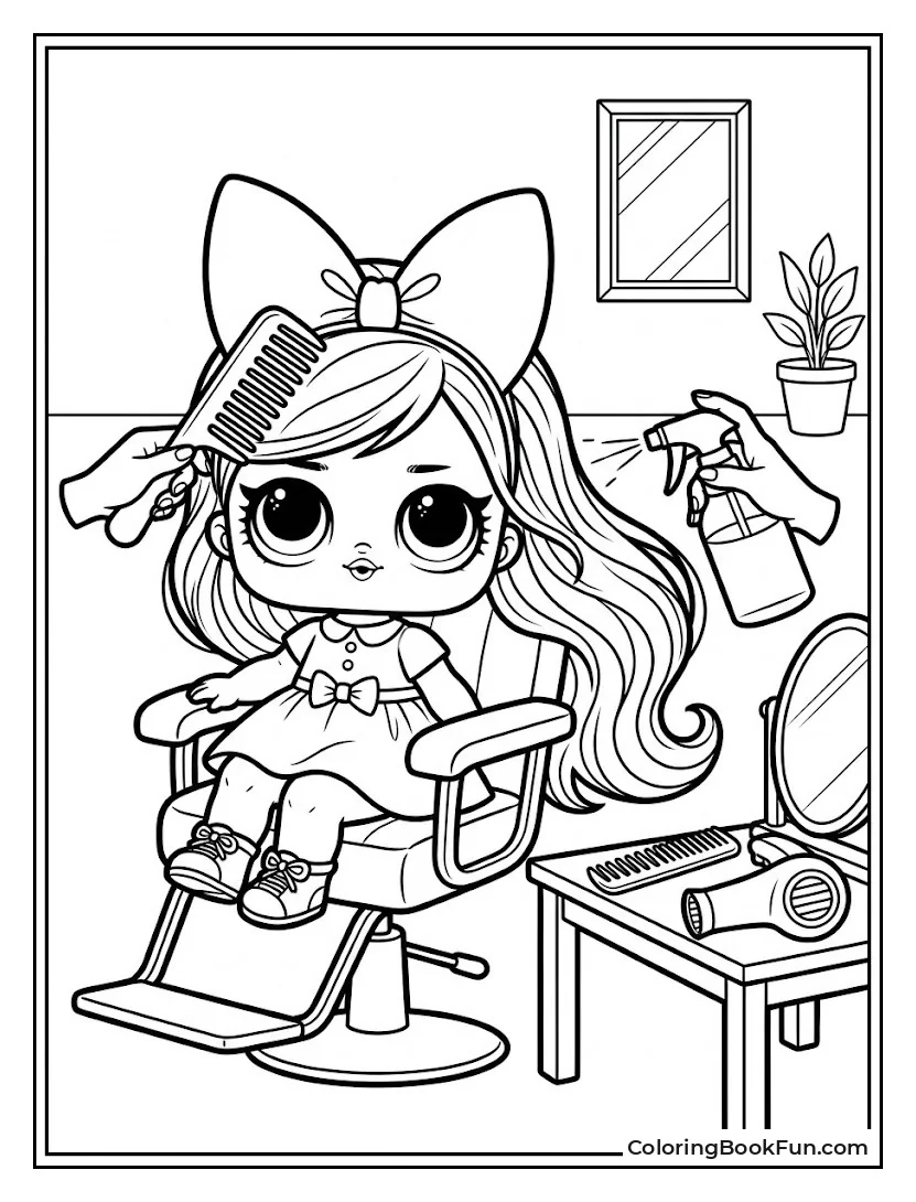 Doll Gets a Salon Makeover