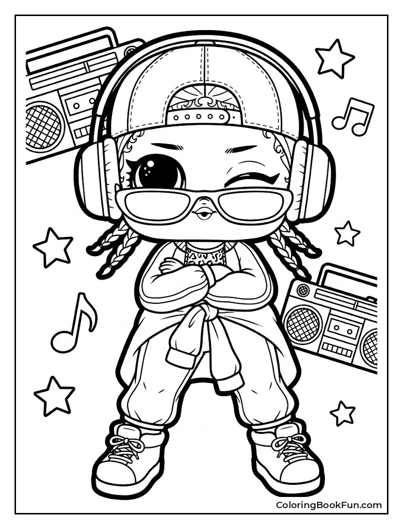 M.C. Swag Strikes a Cool Pose