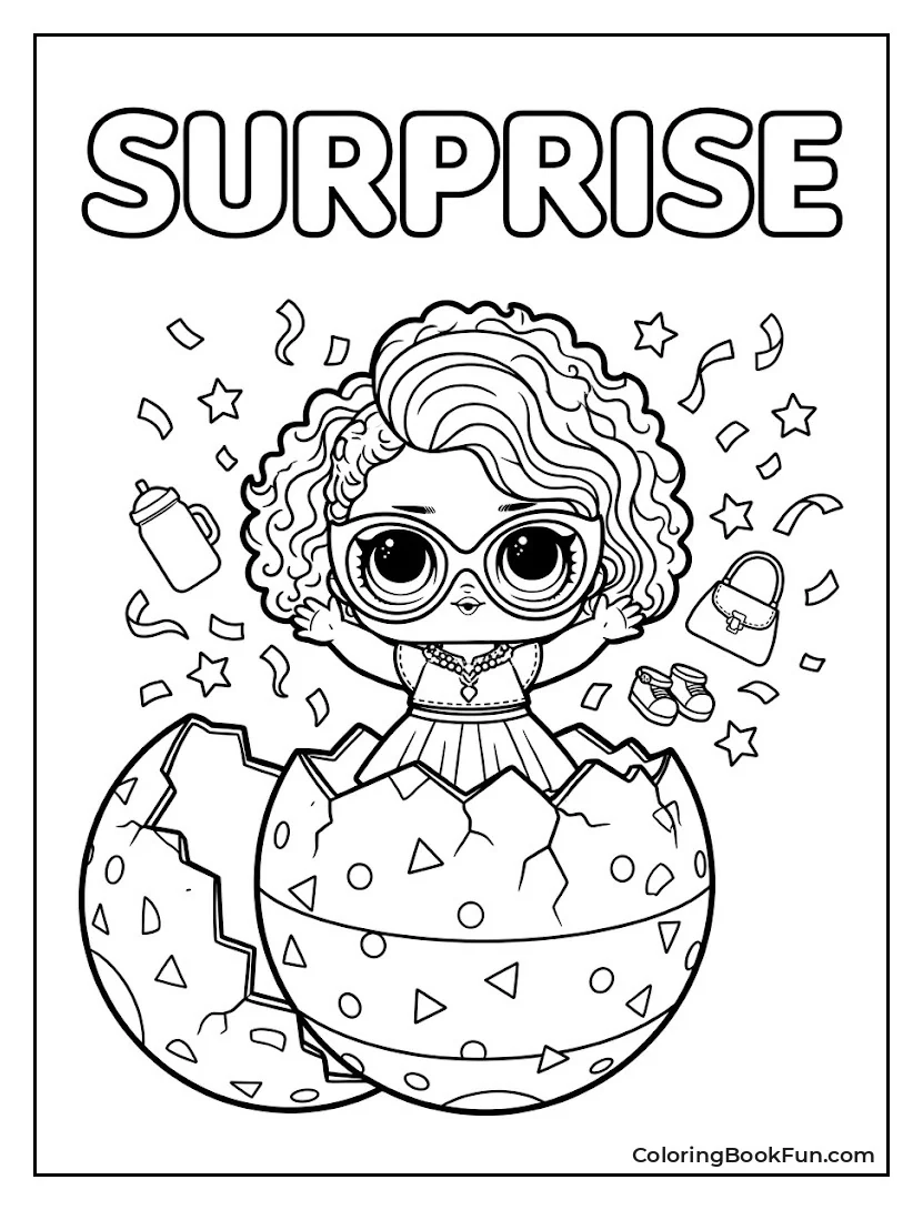 Doll Pops Out of Surprise Ball
