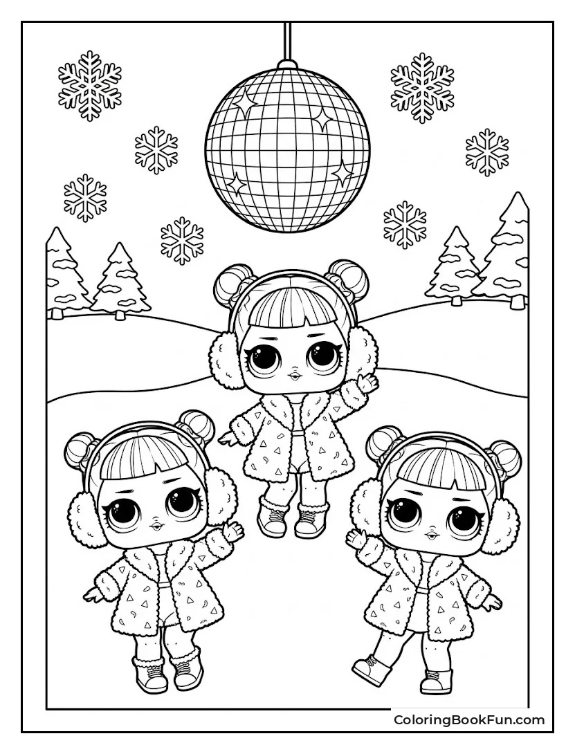 Dolls Dance at Winter Disco