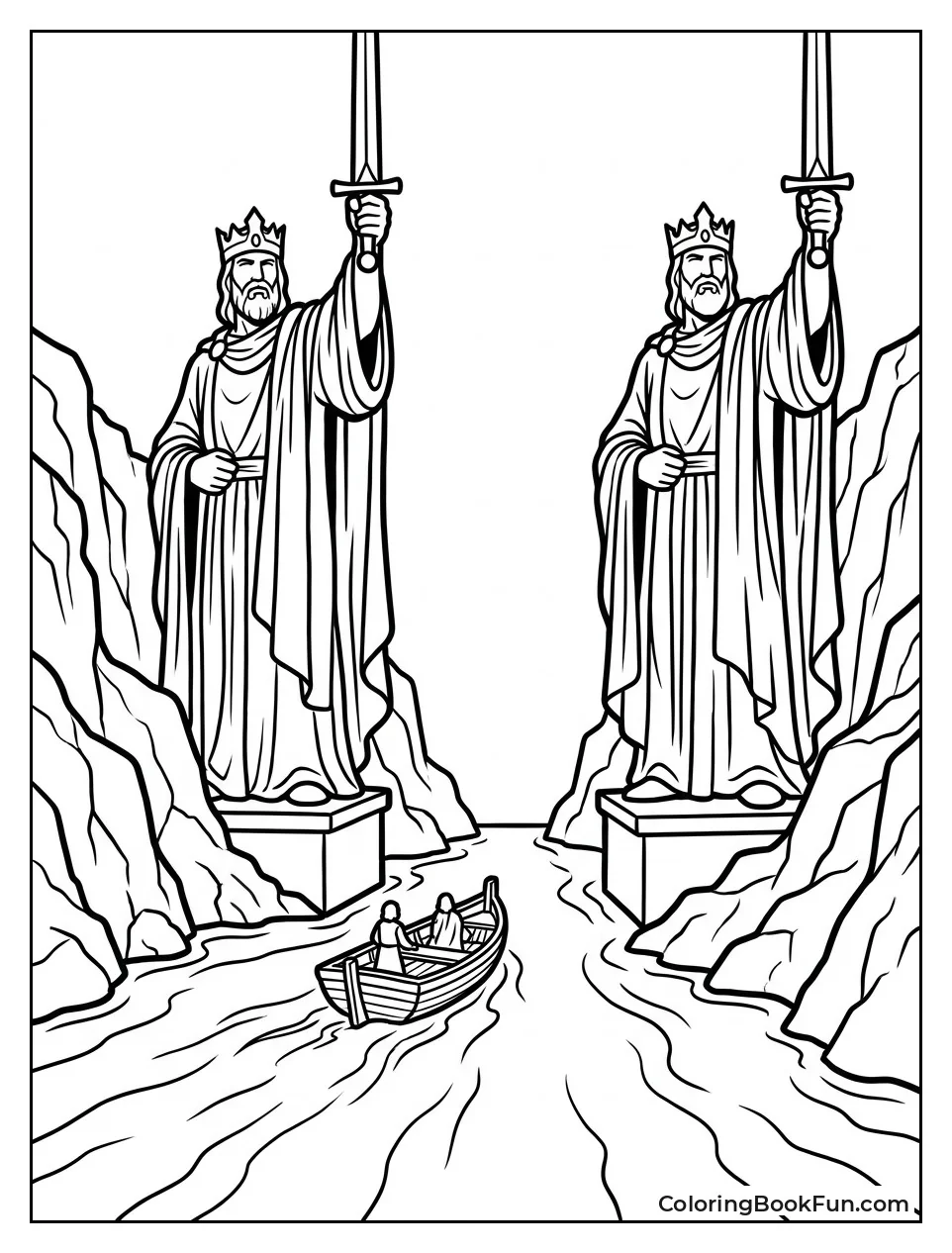 Stone Kings Guarding the River