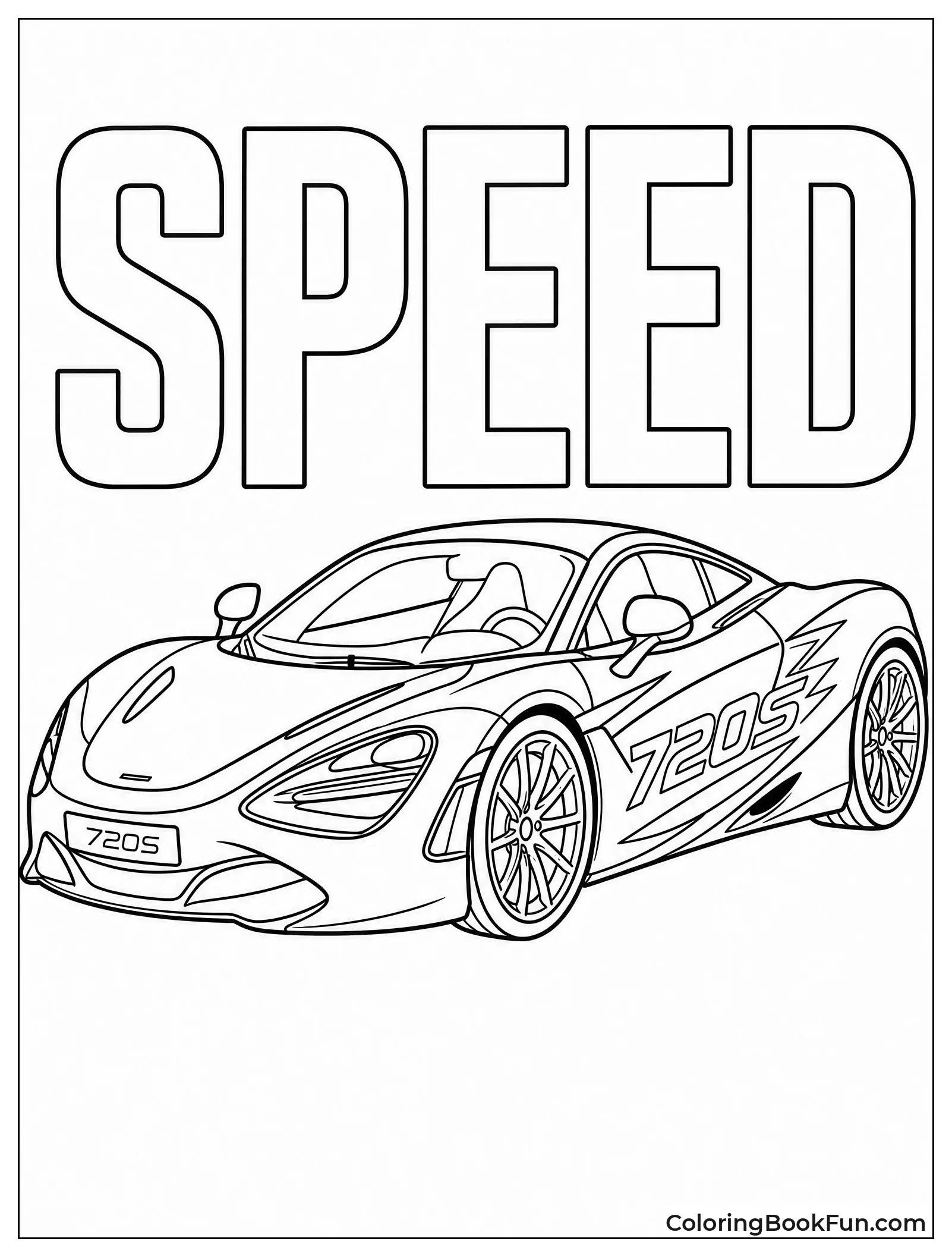McLaren with Bold Text Design