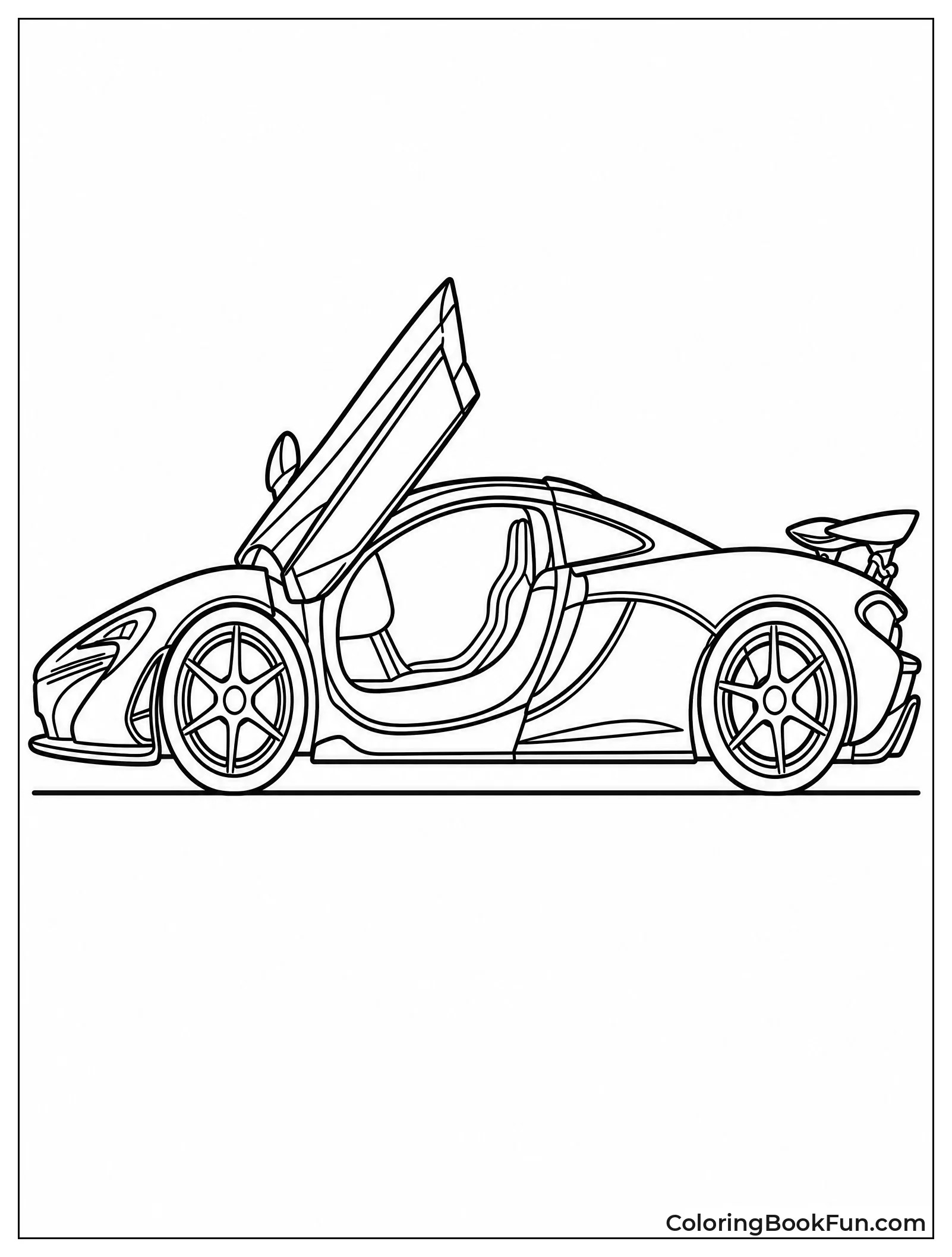 Side View of Sleek McLaren P1