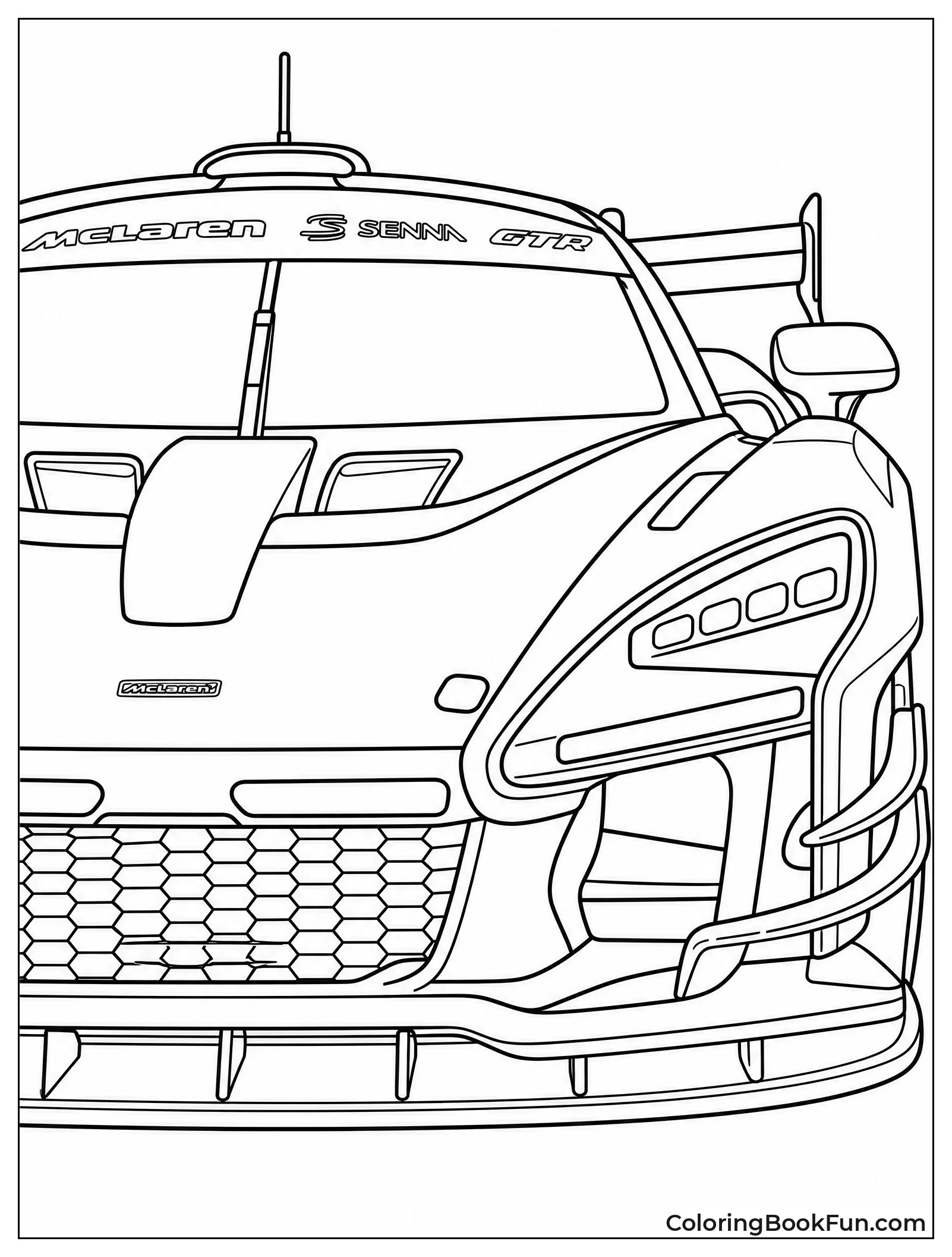 Close Up of McLaren Front