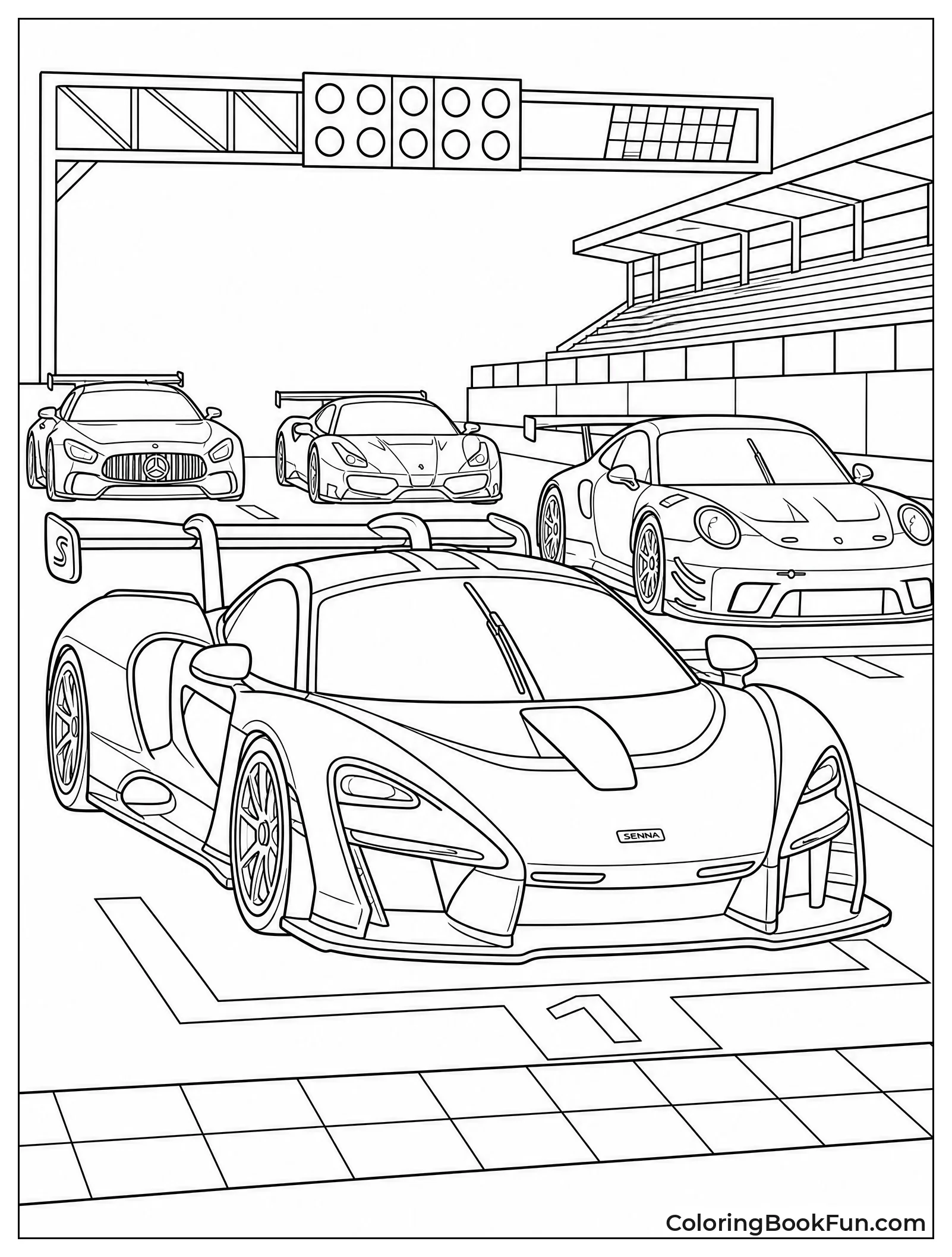 McLaren Cars Ready on Grid