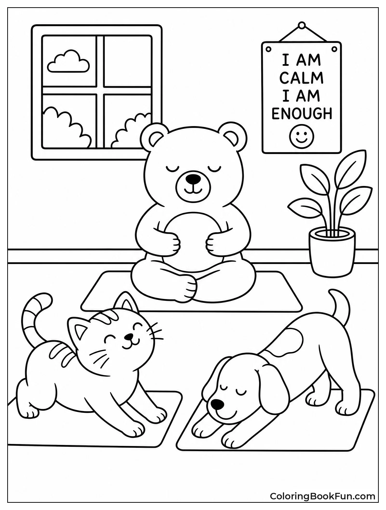 Animals Doing Yoga Poses