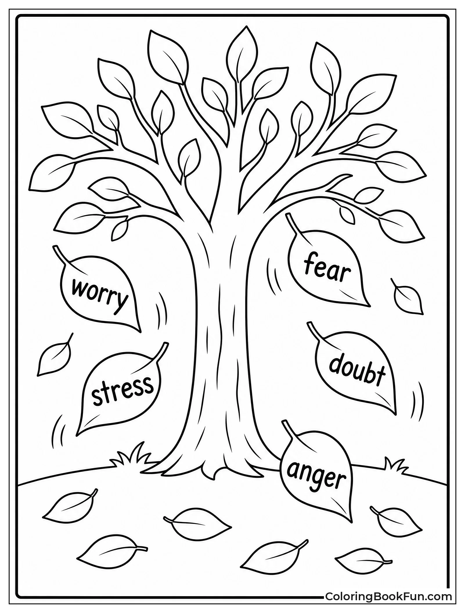 Tree Letting Go of Leaves