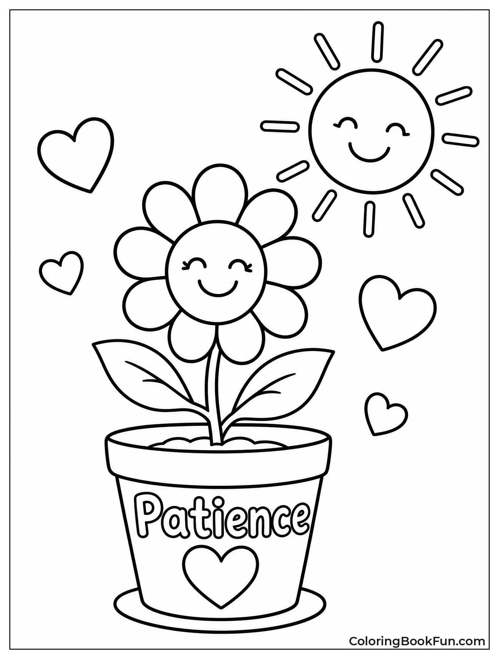 Flower Blooming from Patience Pot