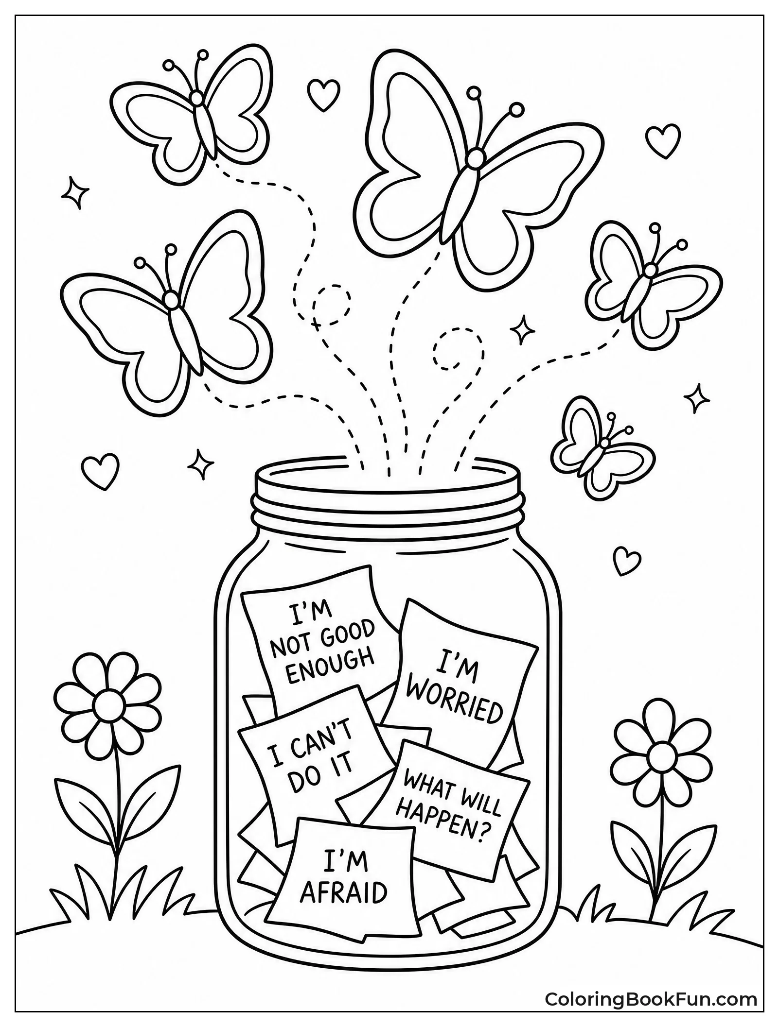 Worries Turning into Butterflies