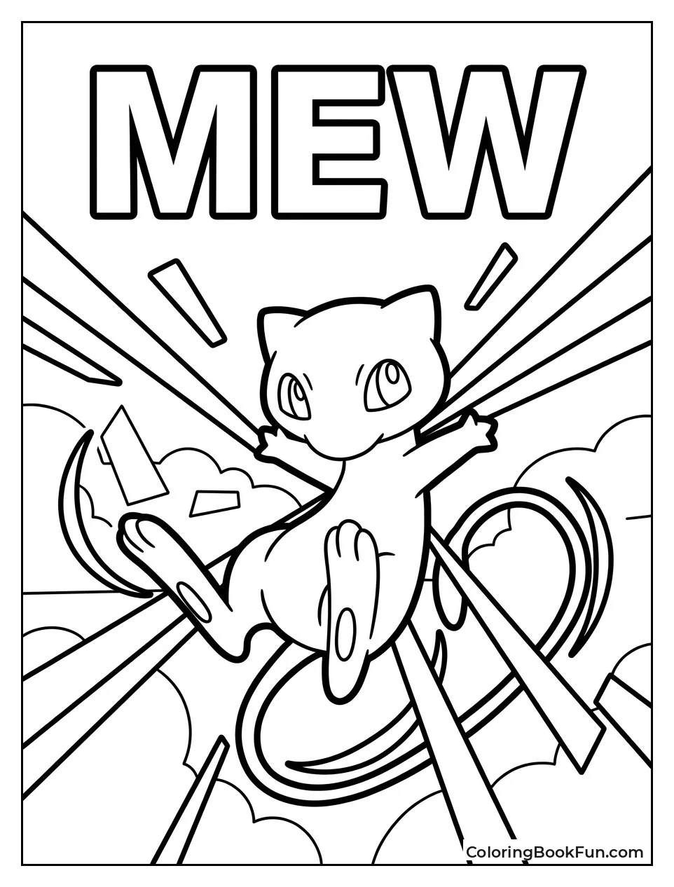 Mew in Dramatic Movie Pose