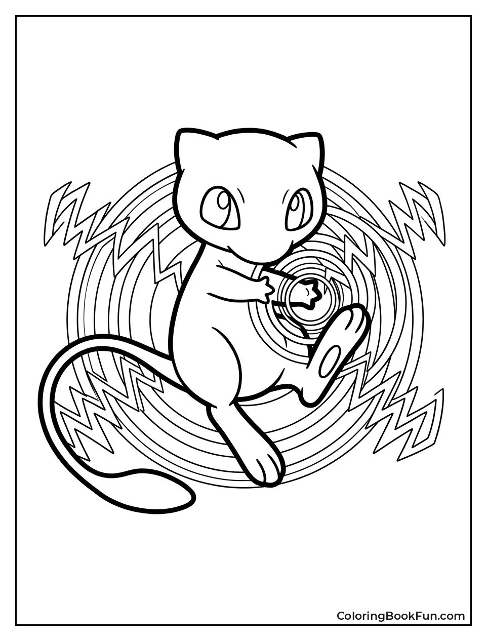 Mew Focusing its Glowing Power