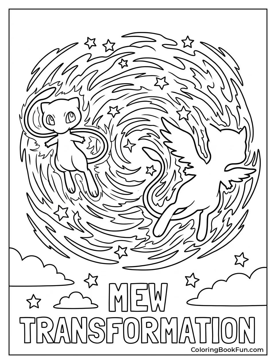 Mew Transforming into Another Pokemon