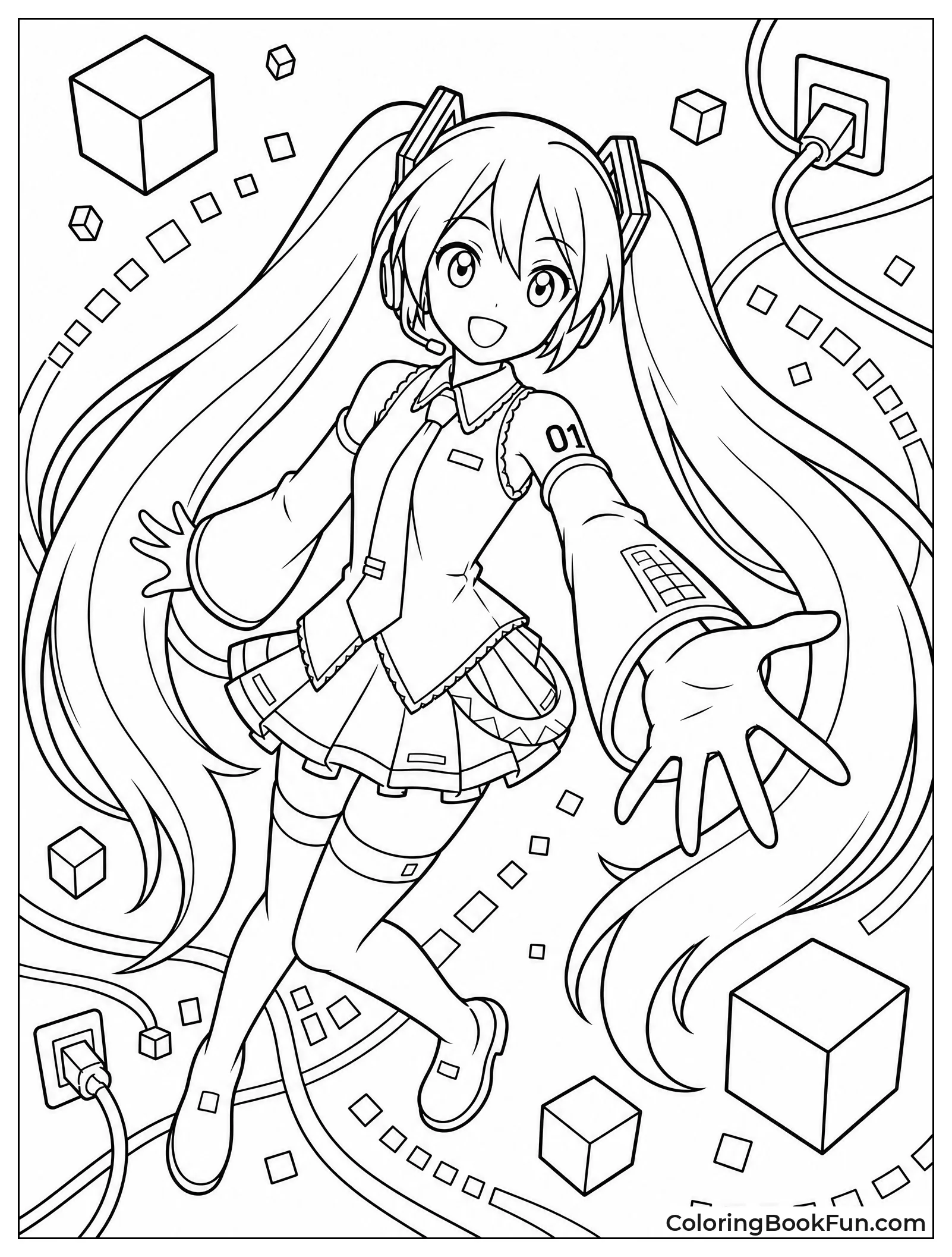 Miku Explores Digital Space