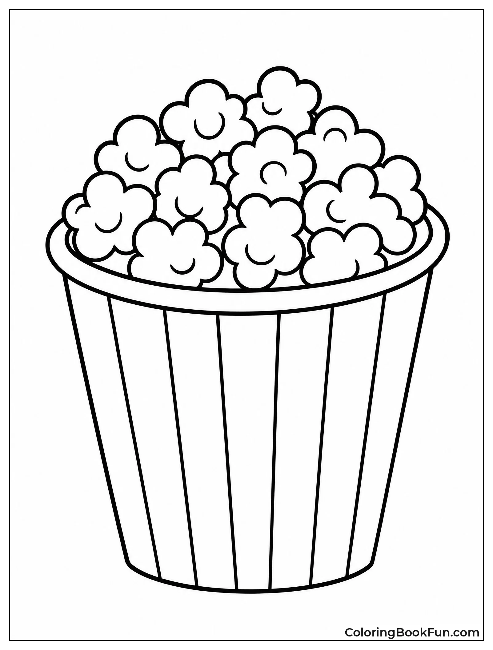 Tiny Popcorn in Paper Cup