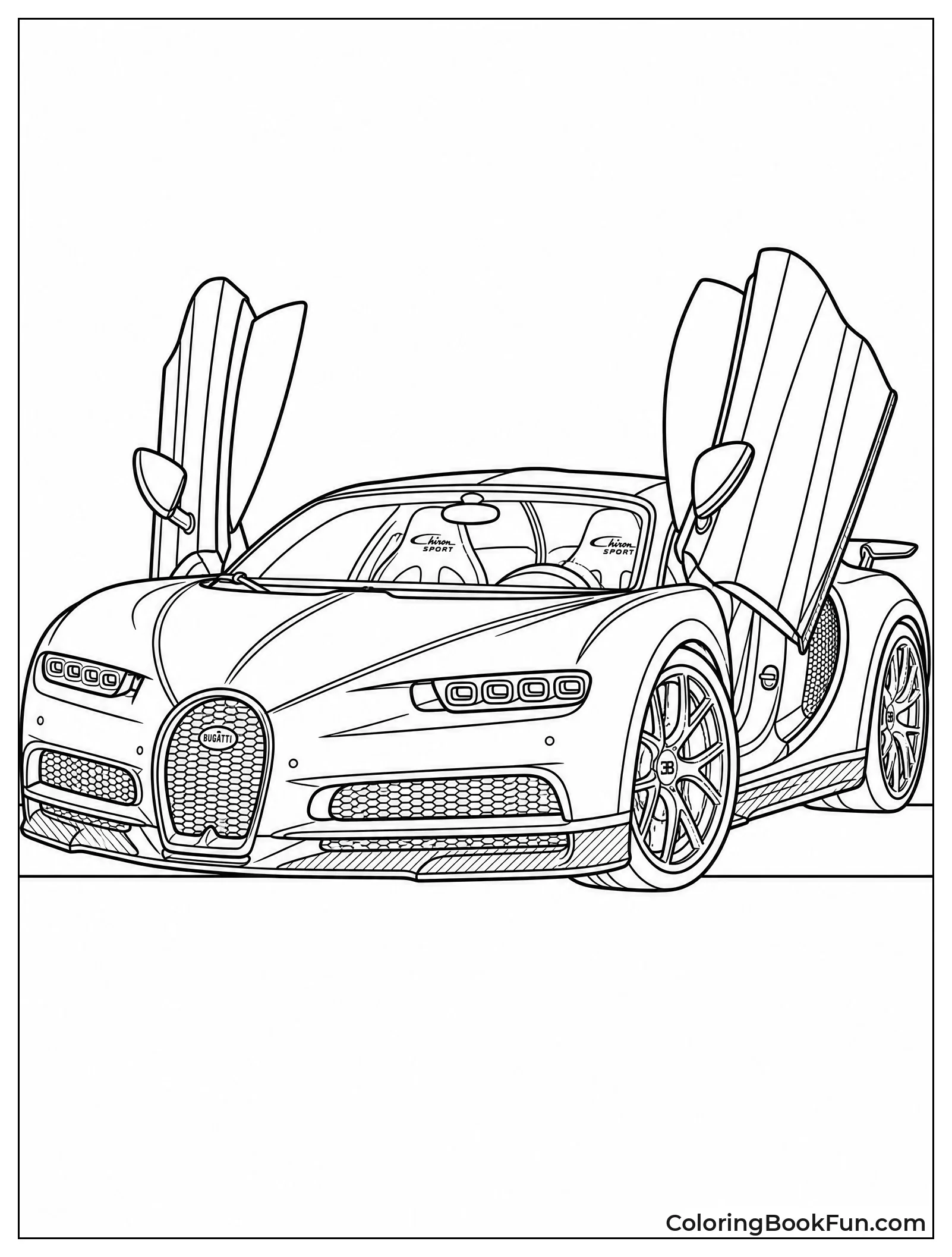 Modern Chiron with Open Scissor Doors