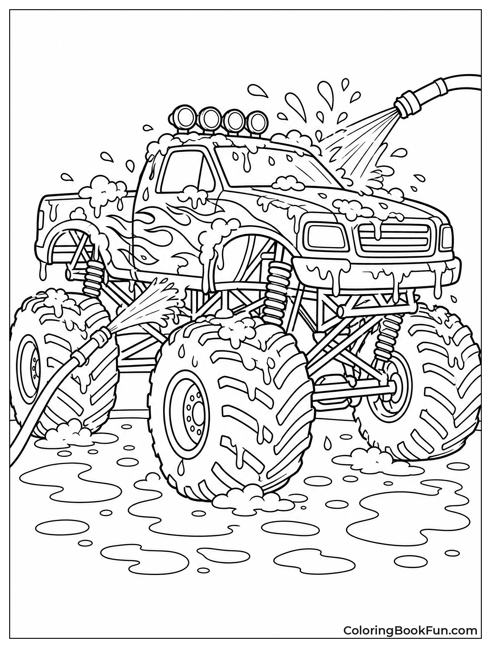 Truck Gets Washed After Show