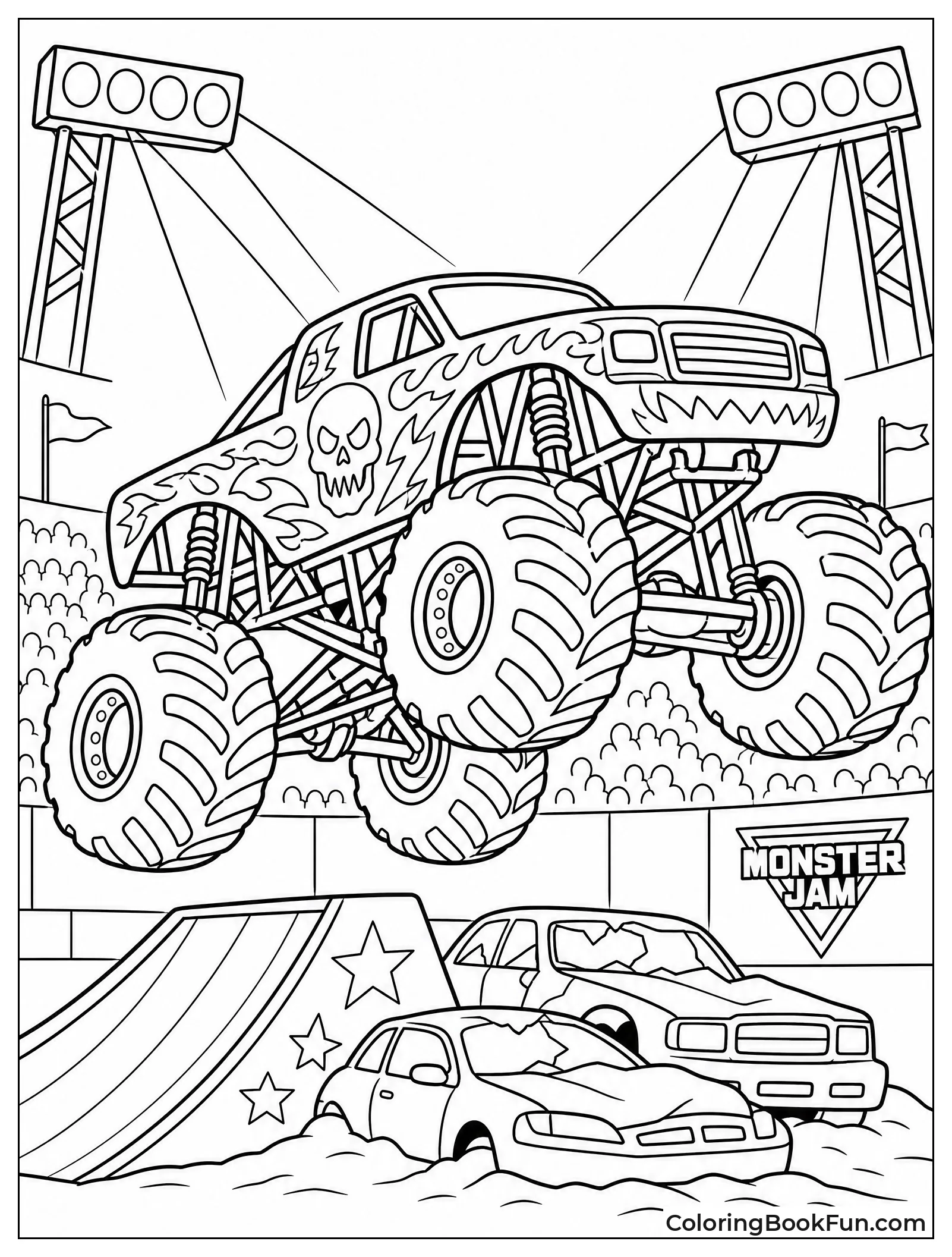 Truck Glows in Dark Show
