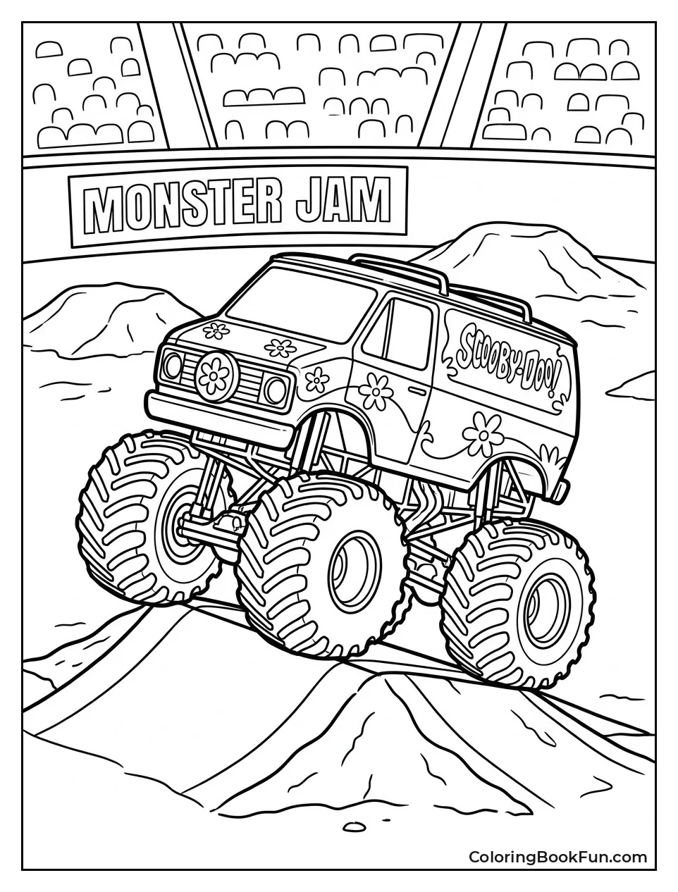 Scooby Doo Monster Truck Drives