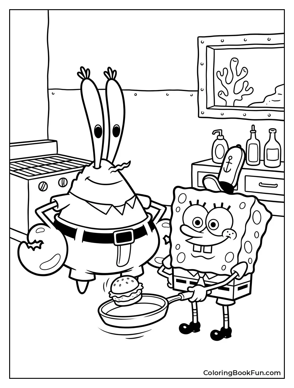 Watching SpongeBob Flip a Patty