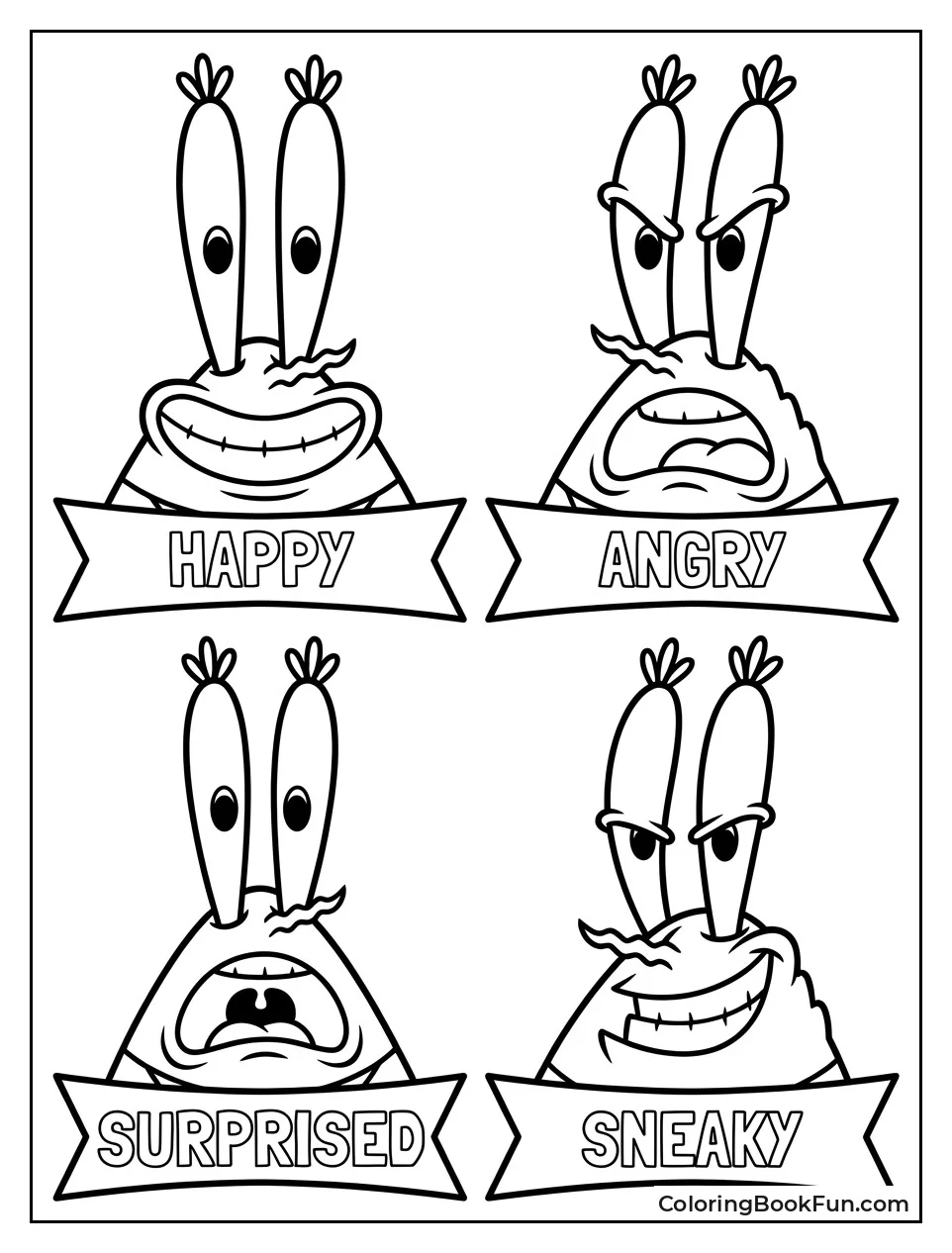 Mr Krabs Making Funny Faces