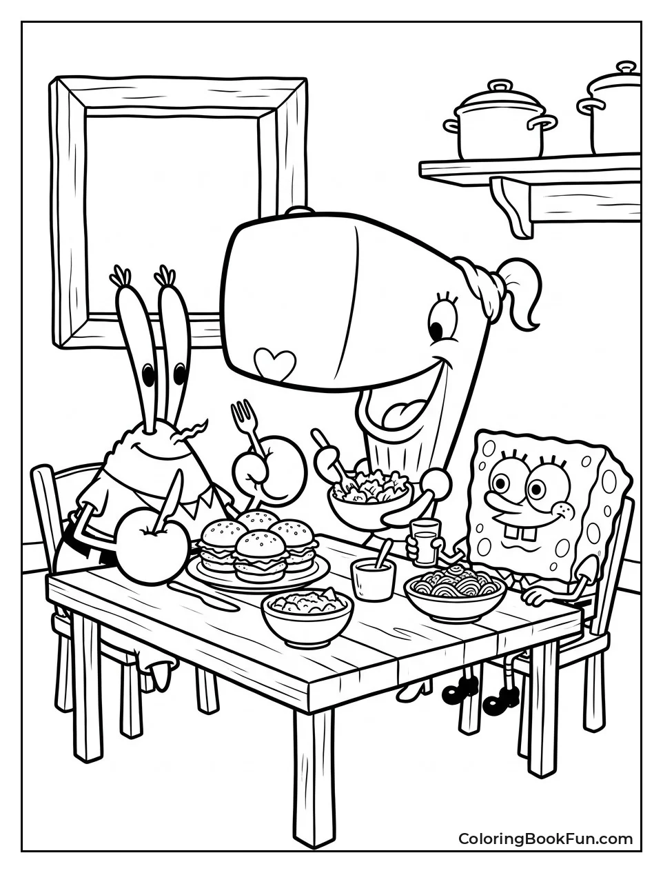 Having Dinner with Family and Friends