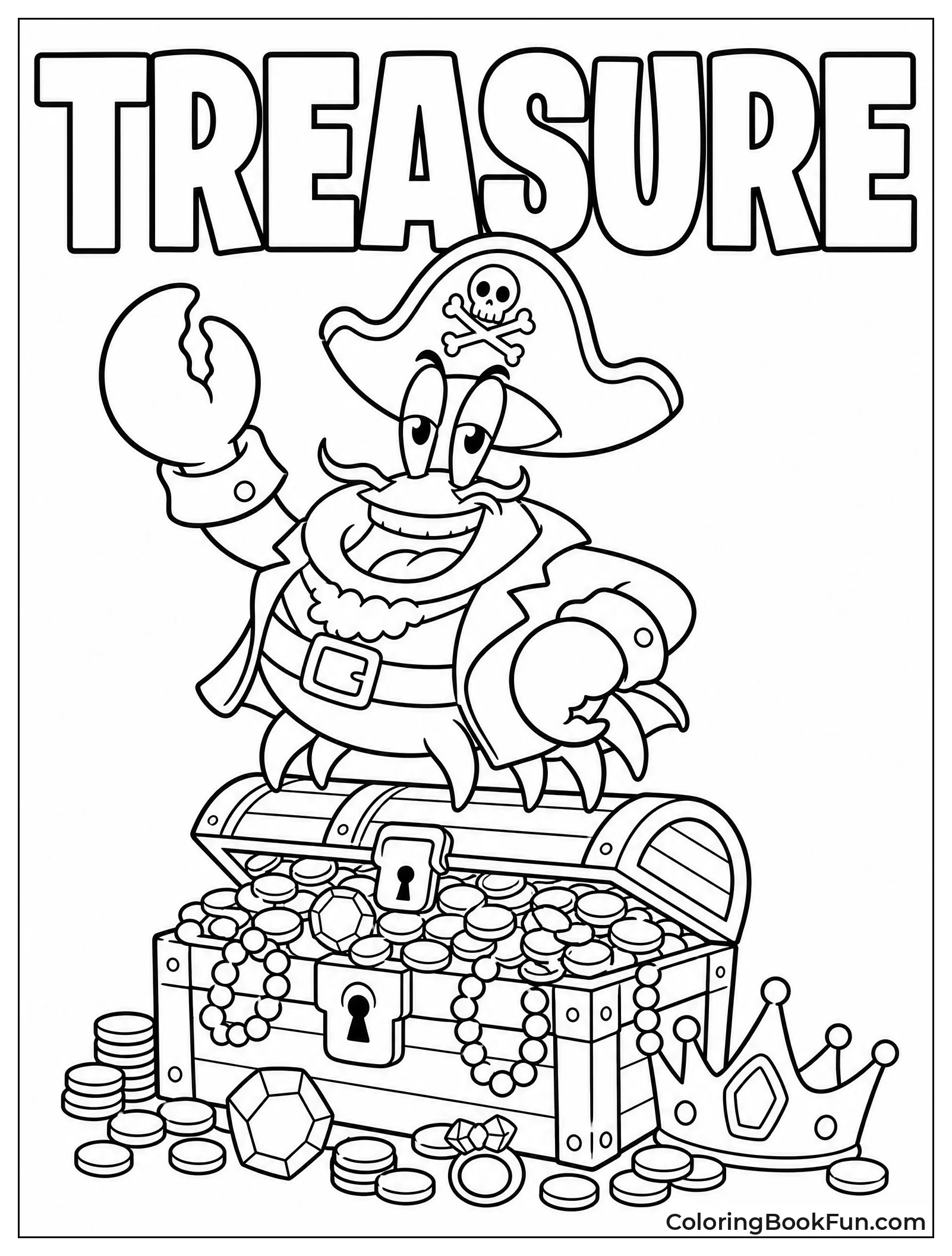 Dressed as a Pirate with Treasure