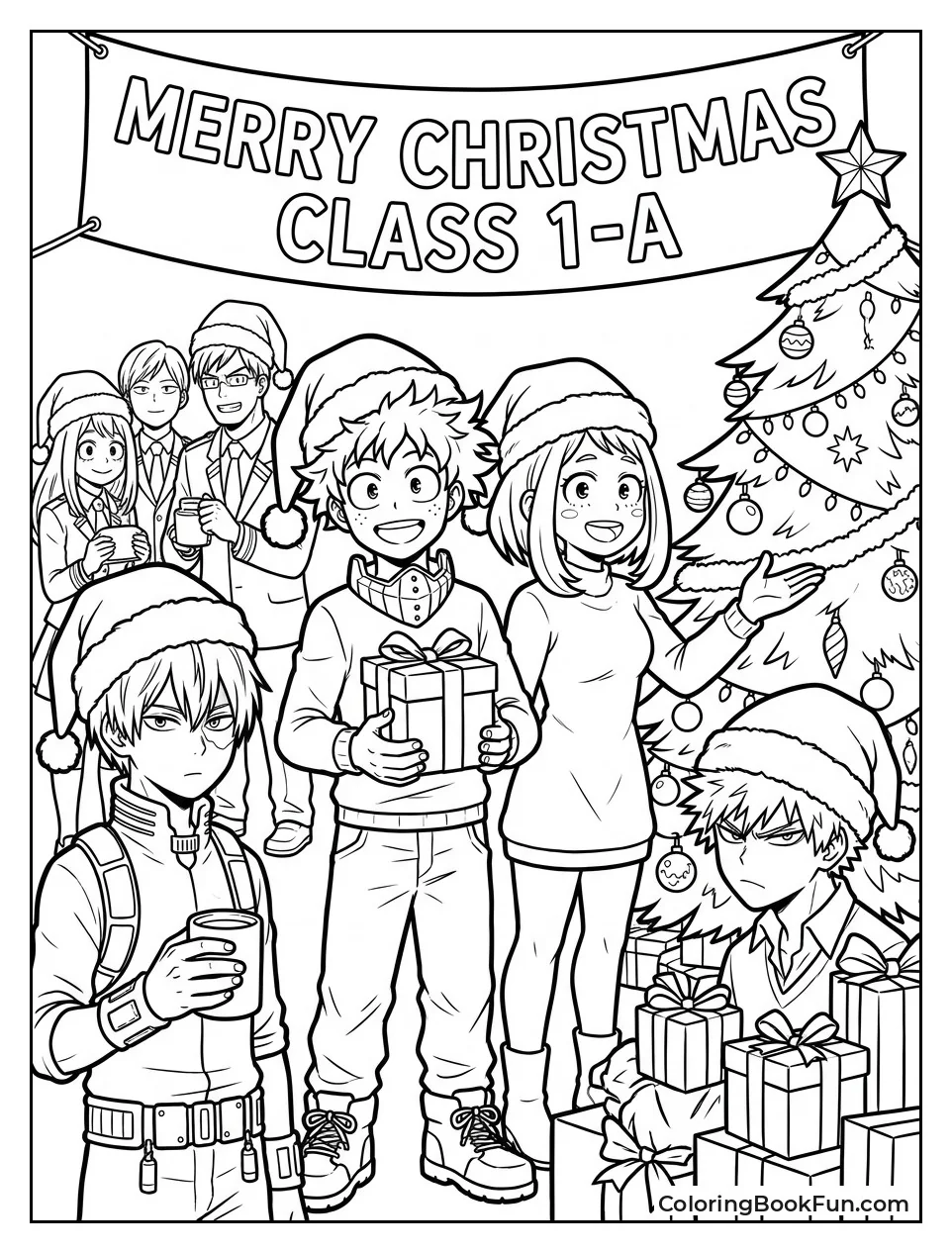 Class Has Christmas Party