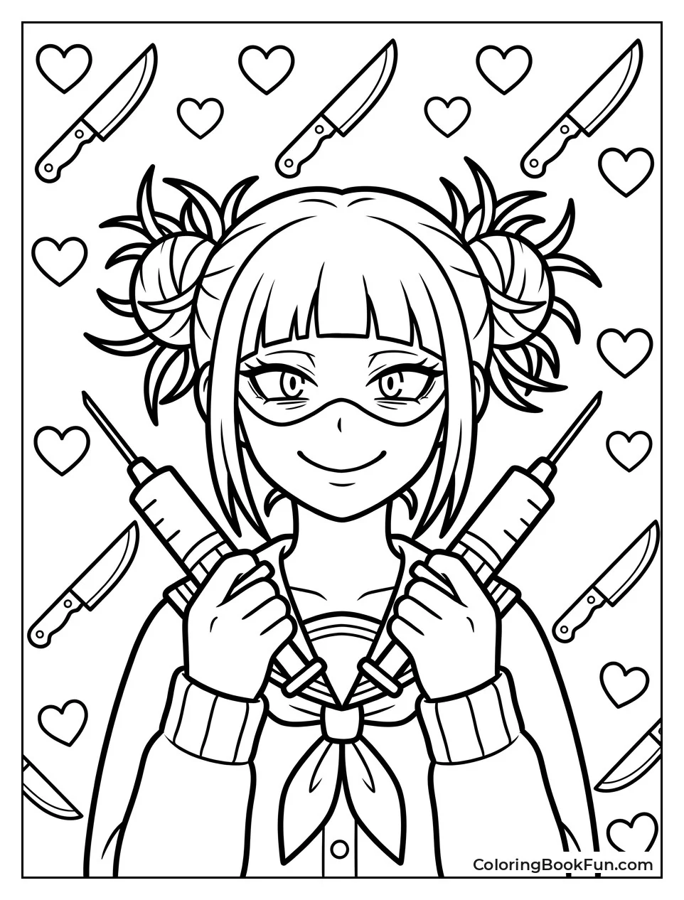 Toga Shows Mischievous Smile