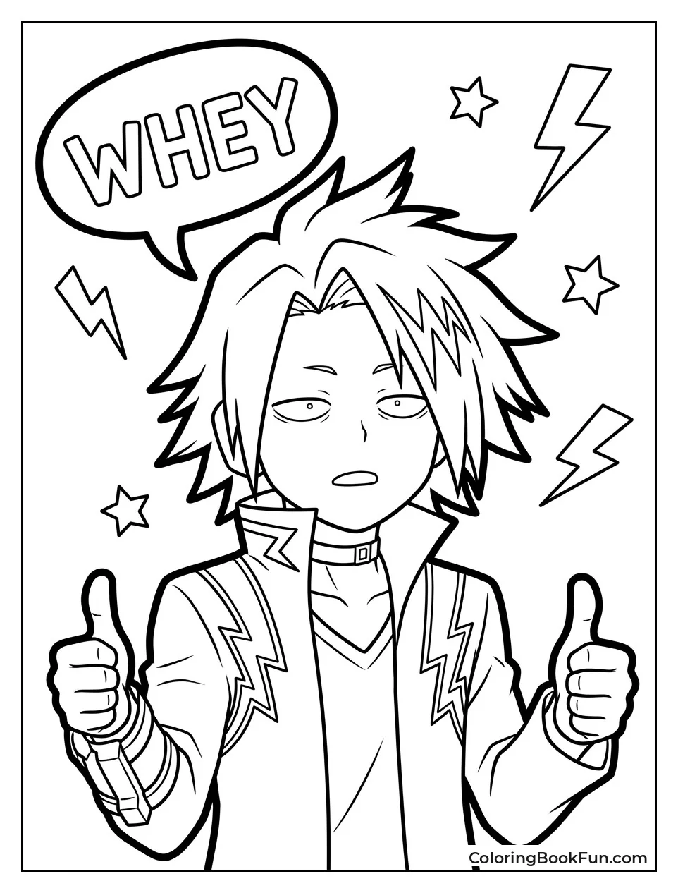Kaminari Makes Silly Face