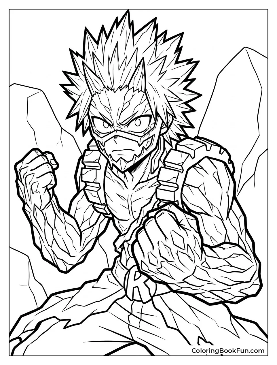Kirishima Hardens into Rock Form
