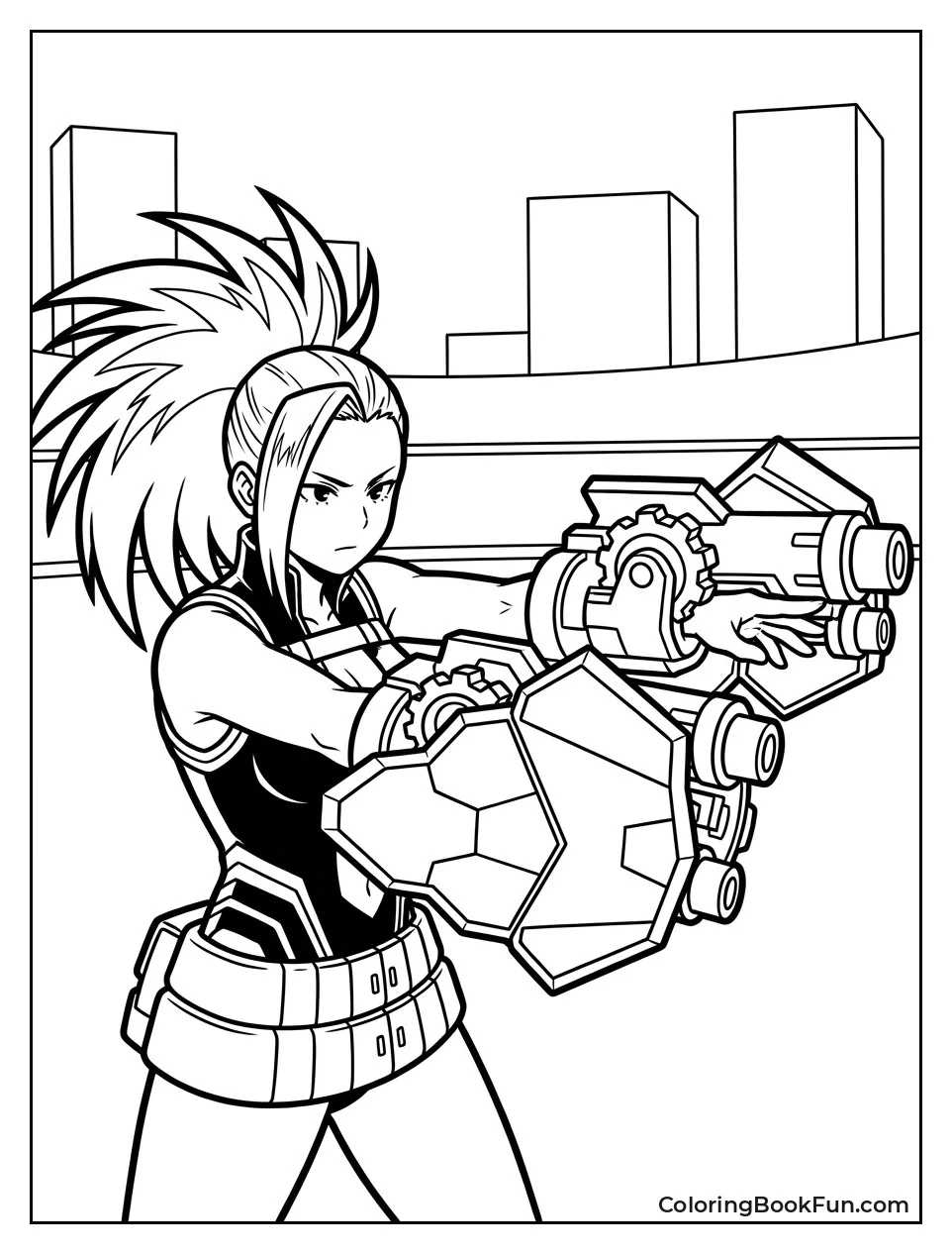Momo Creates Shields and Cannons