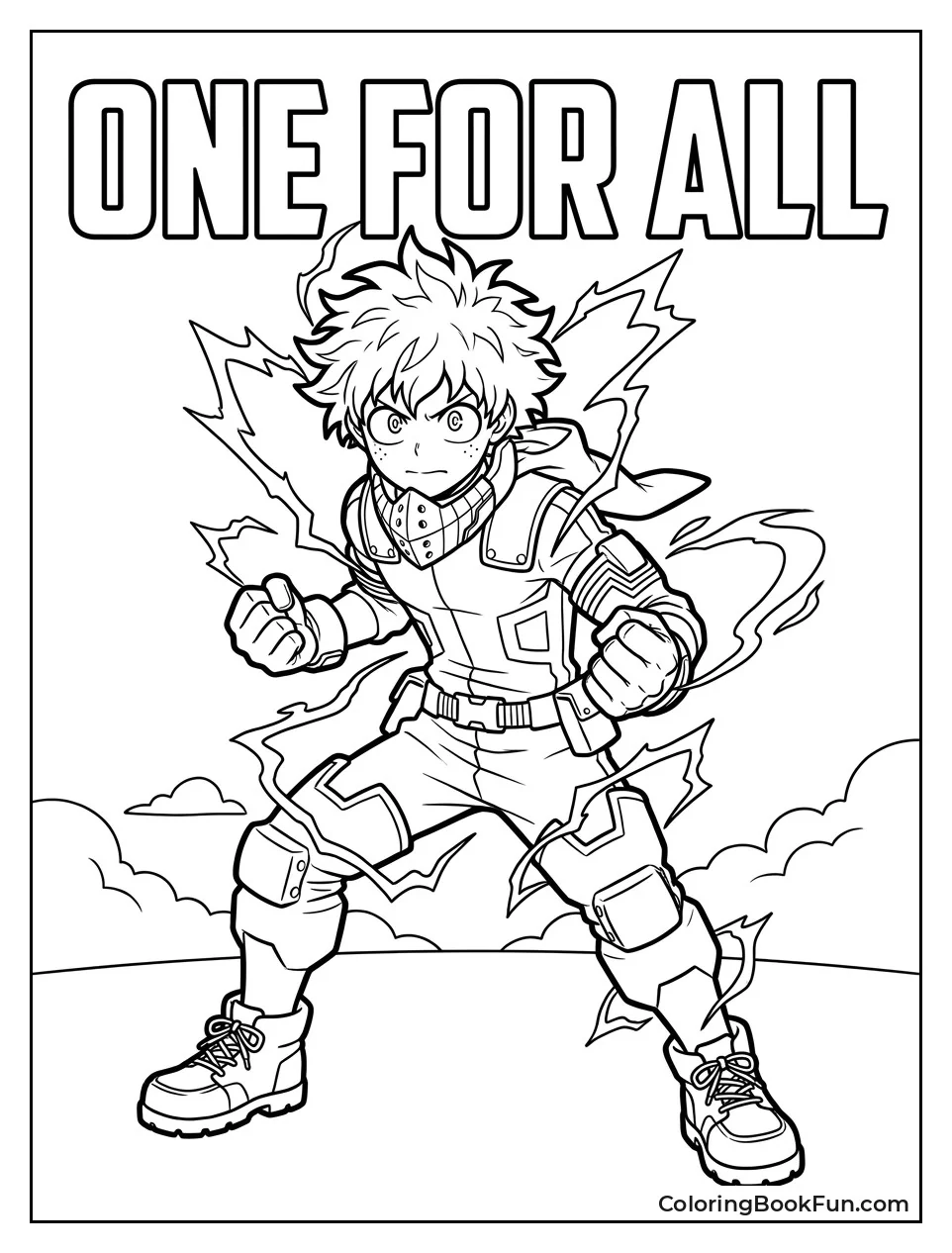 Deku Activates One For All