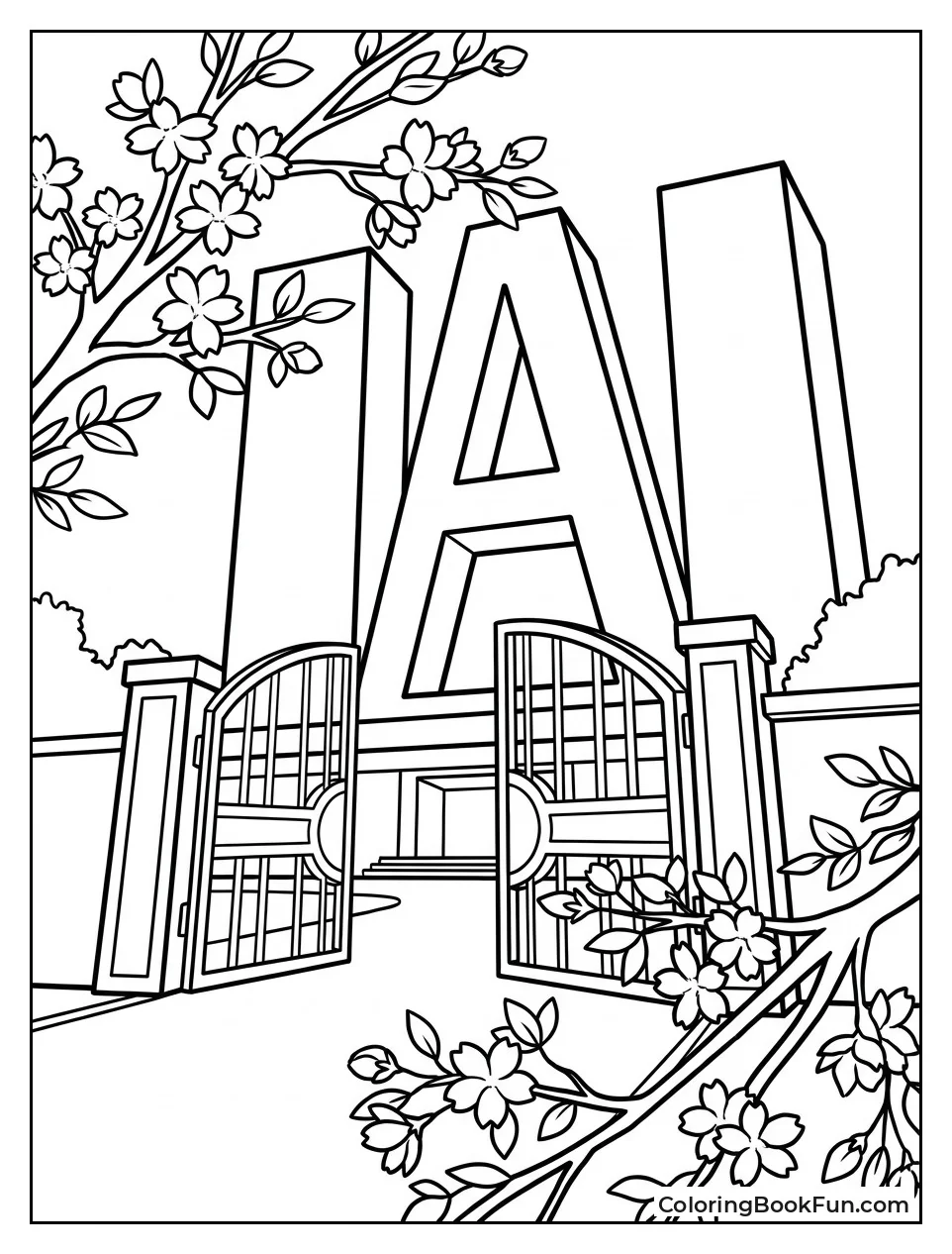 UA High School Entrance Gate