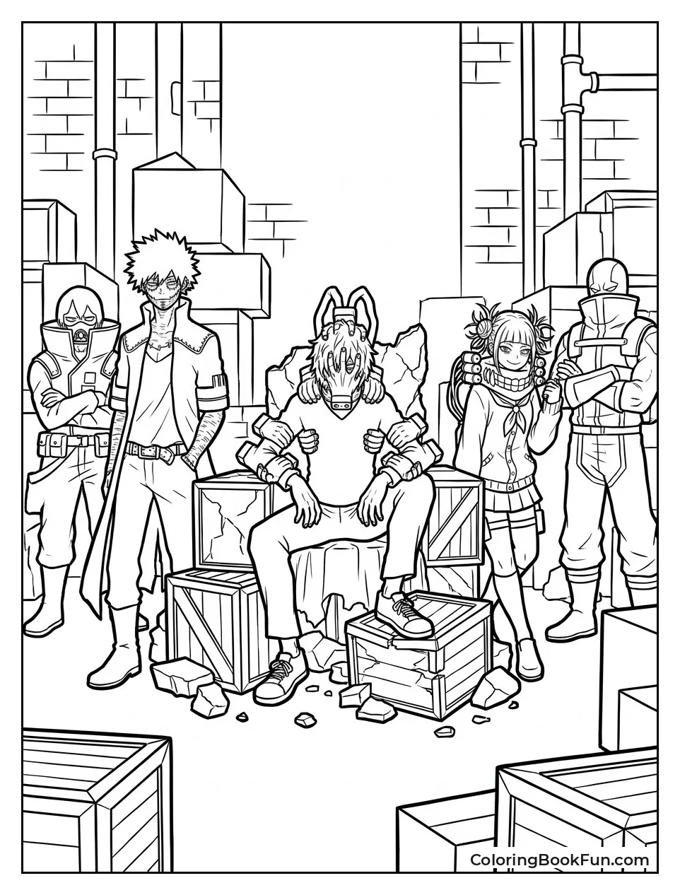 Villains Gather in Dark Hideout