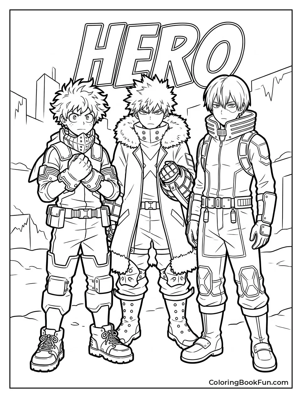Heroes Wear Winter Outfits