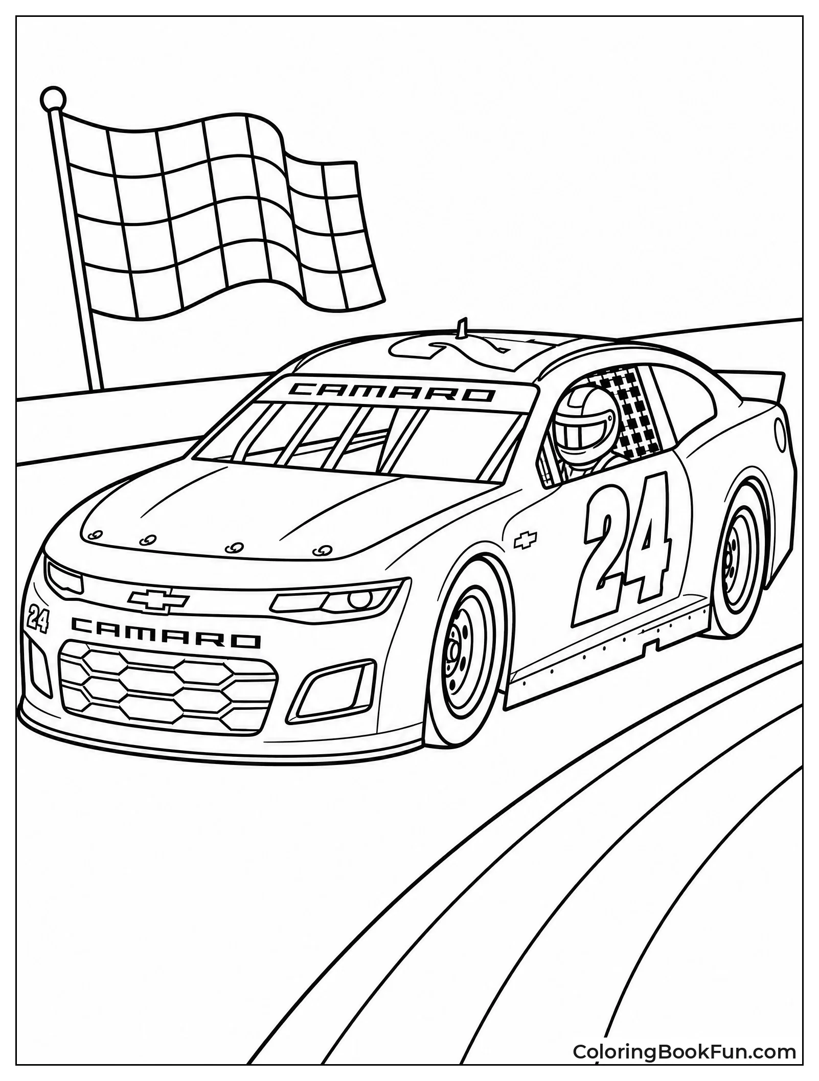 Dale Earnhardt Jr Camaro Racing