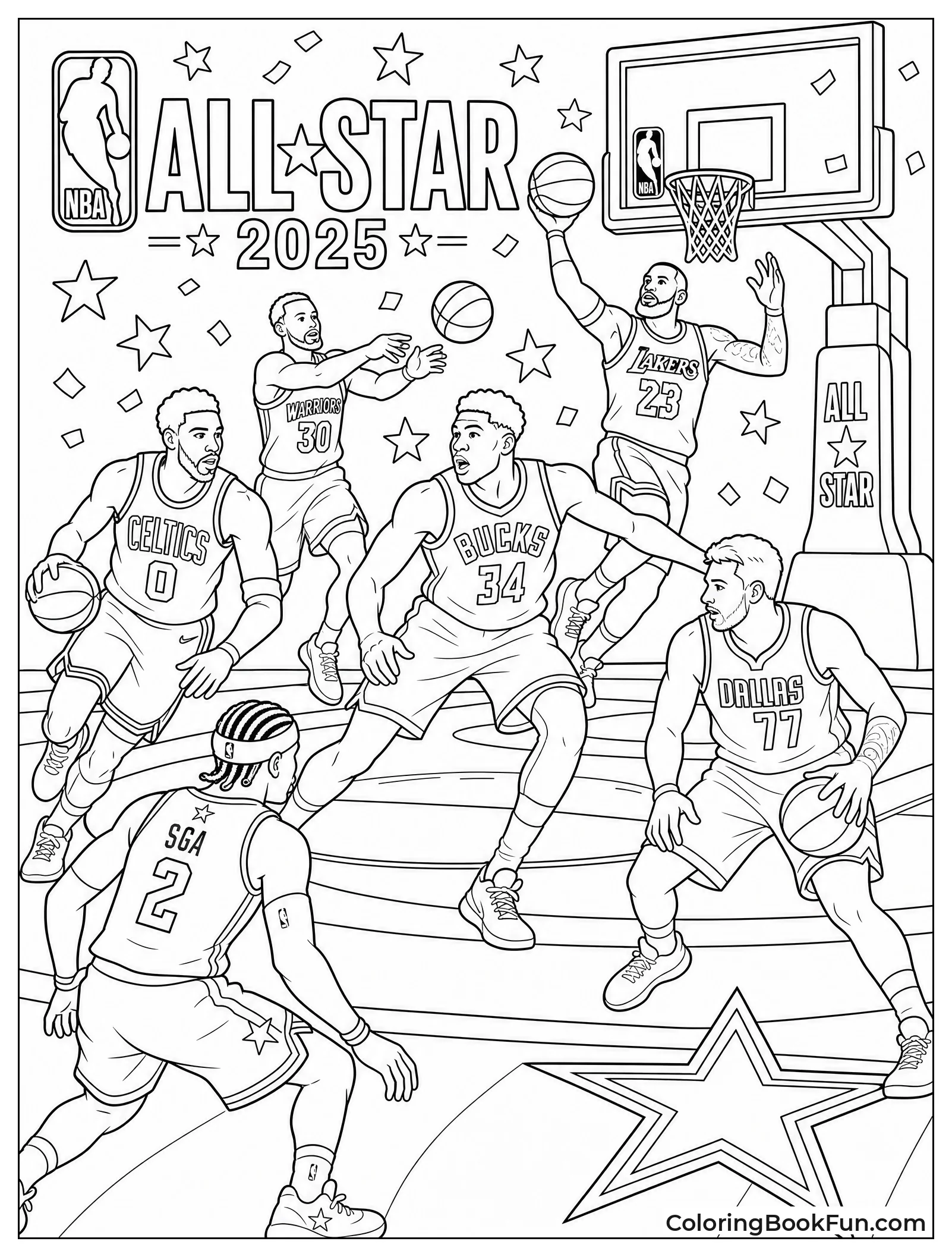 All Star Players in a Big Game