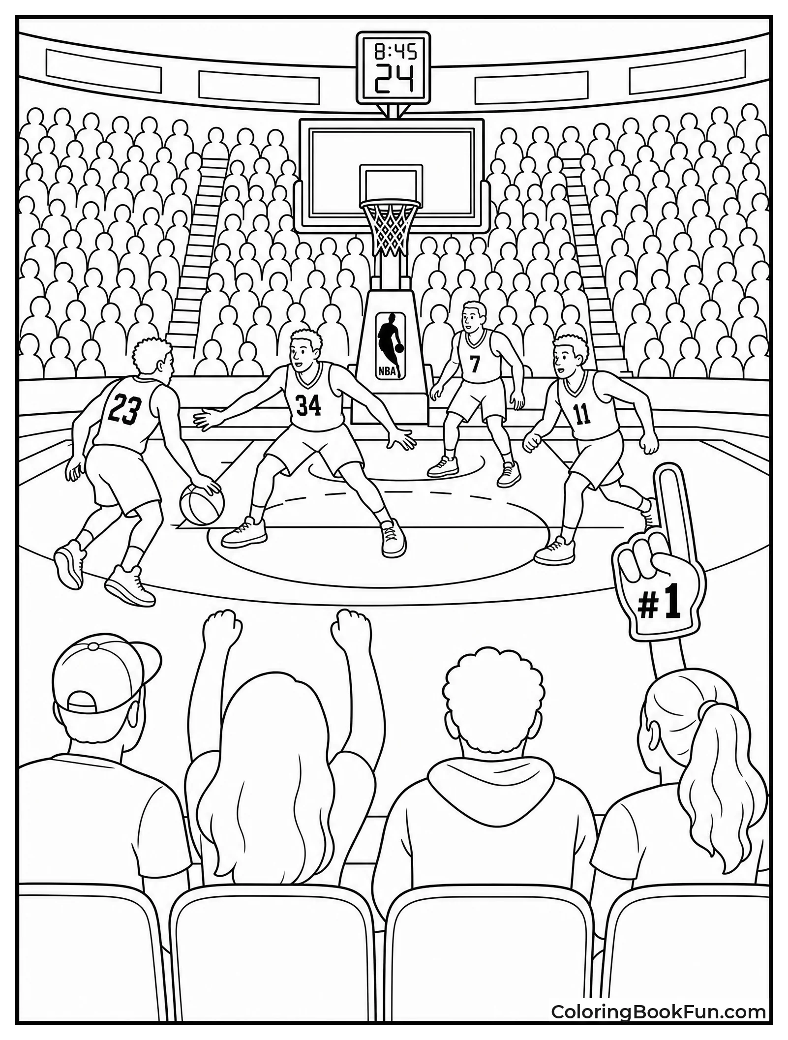 Front Row View of the Court