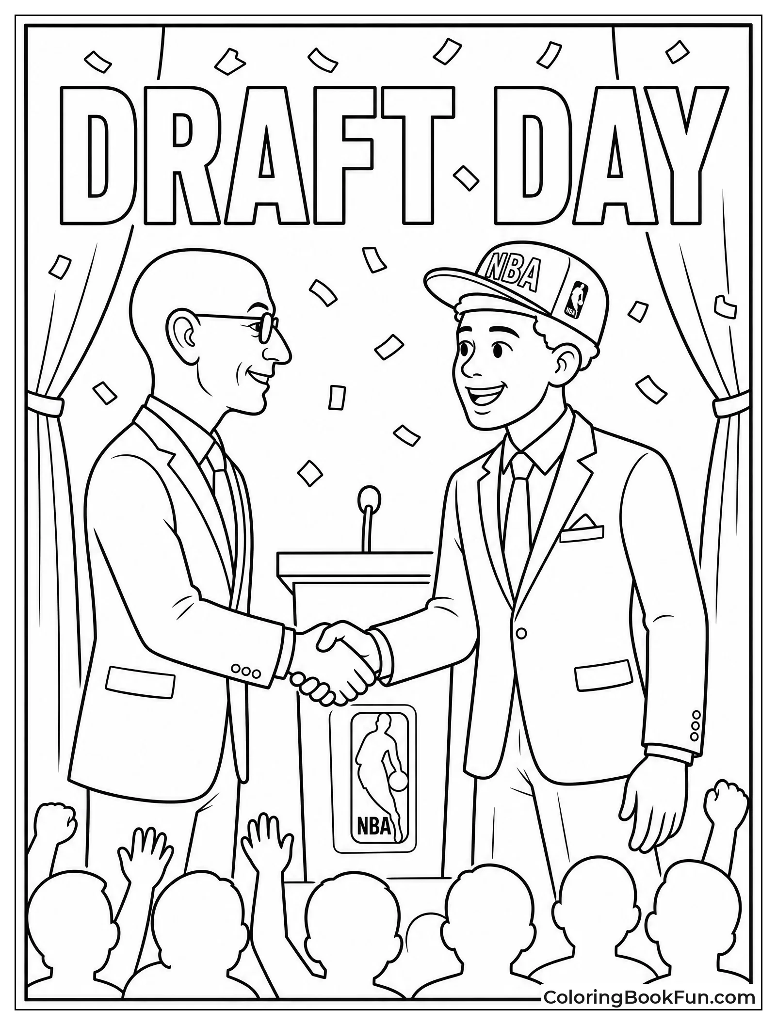 Rookie Meeting the Team on Draft Day