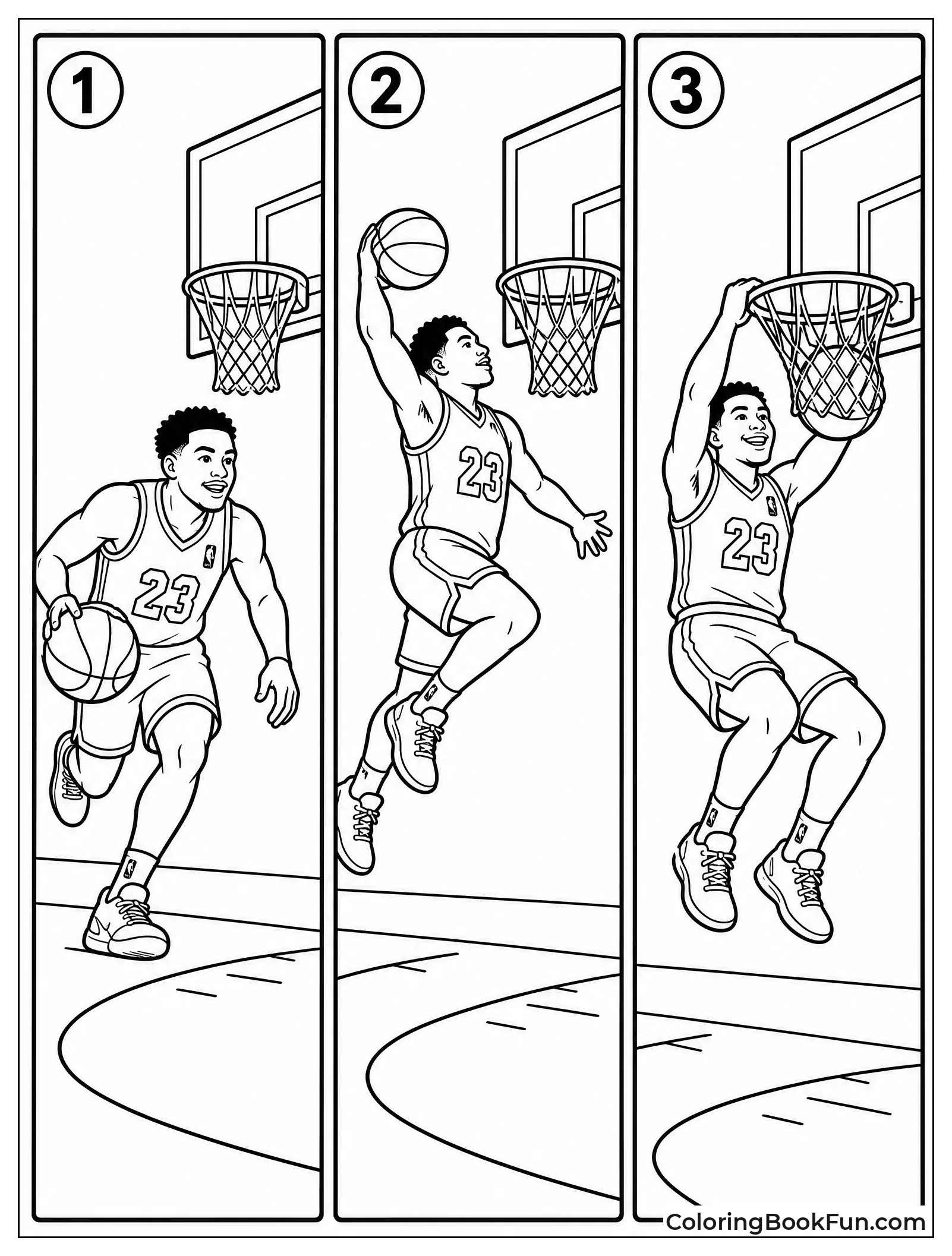 42 Nba Coloring Pages (Free PDFs) - ColoringBookFun