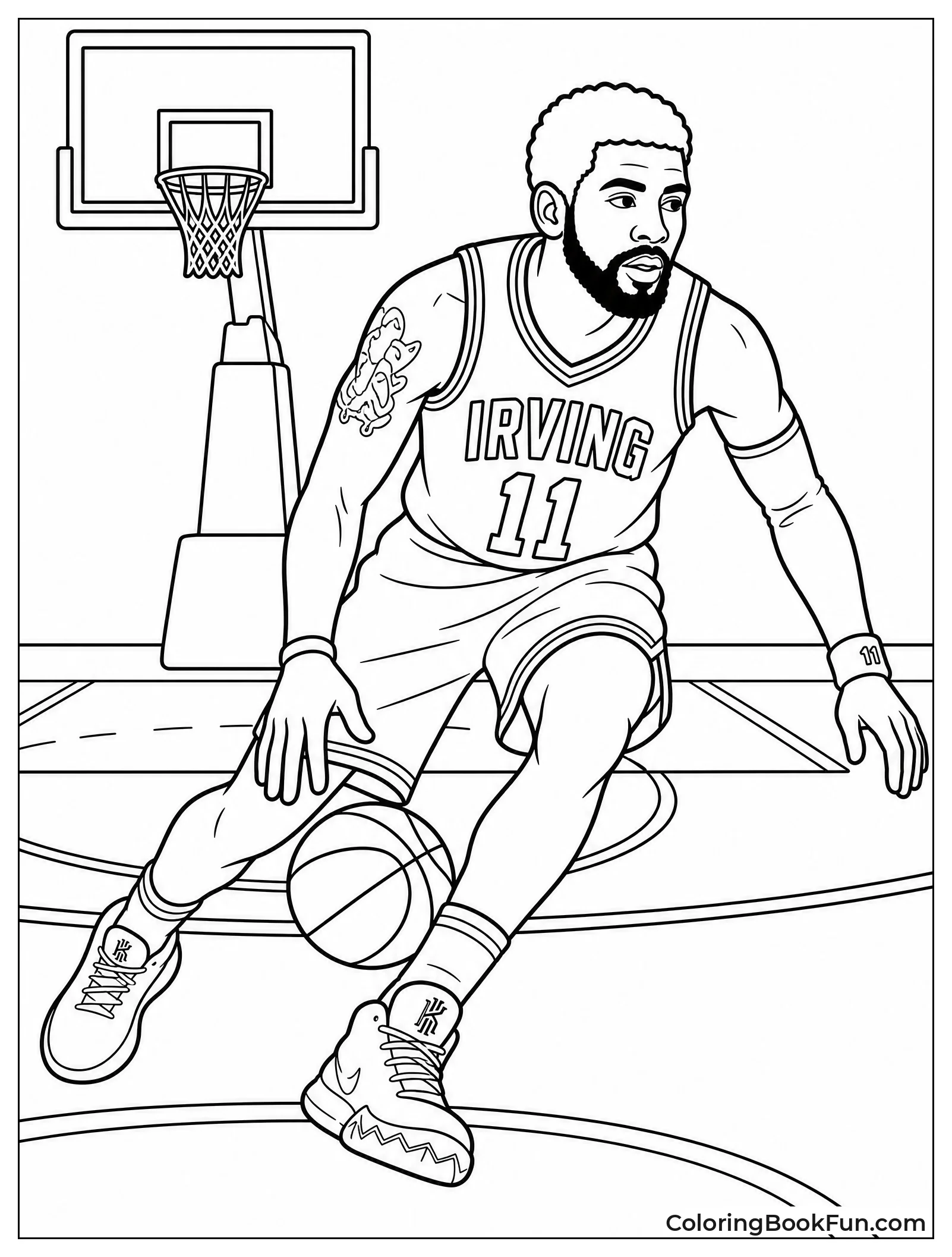 Kyrie Doing a Tricky Crossover Move