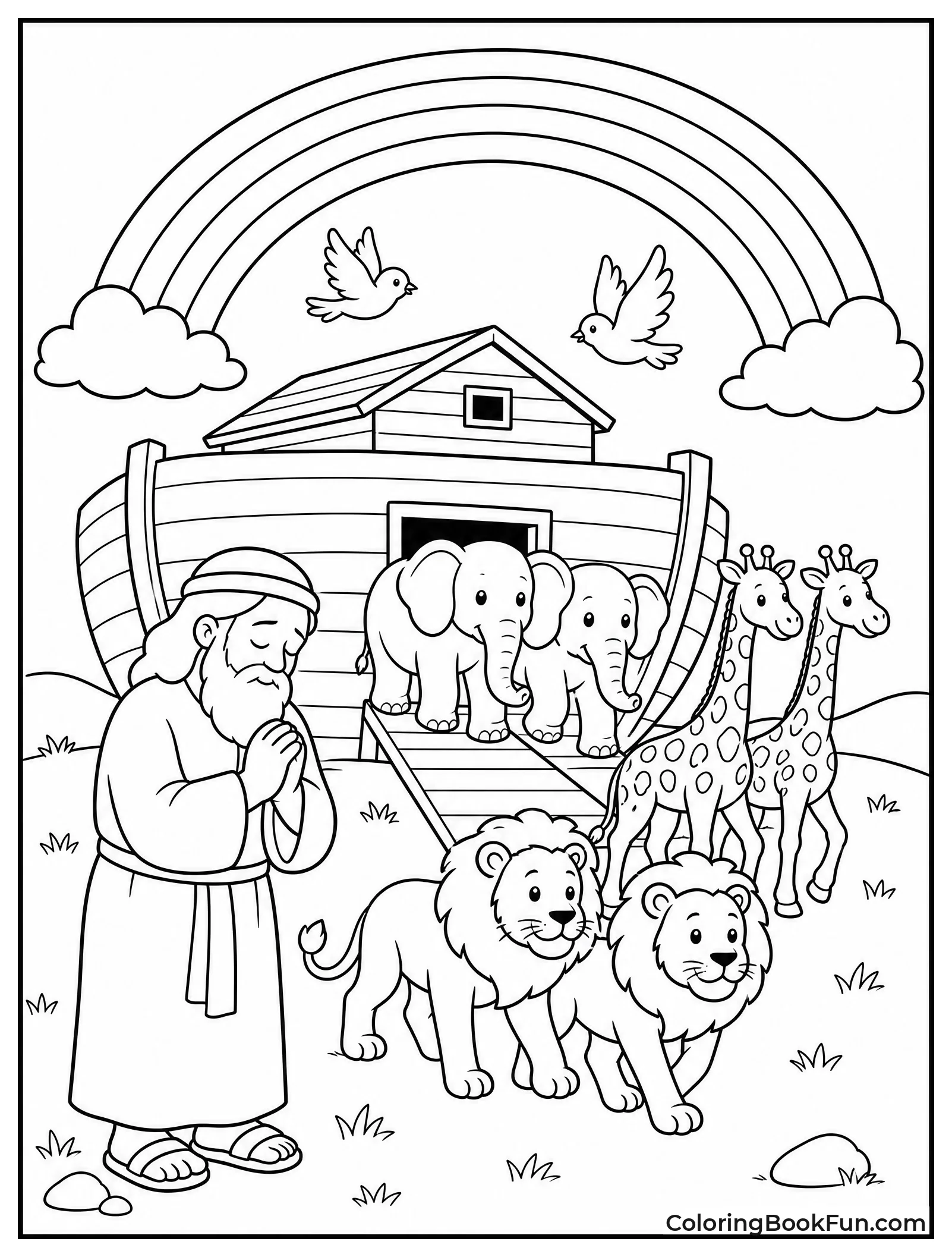 Noah Thanking God by the Ark