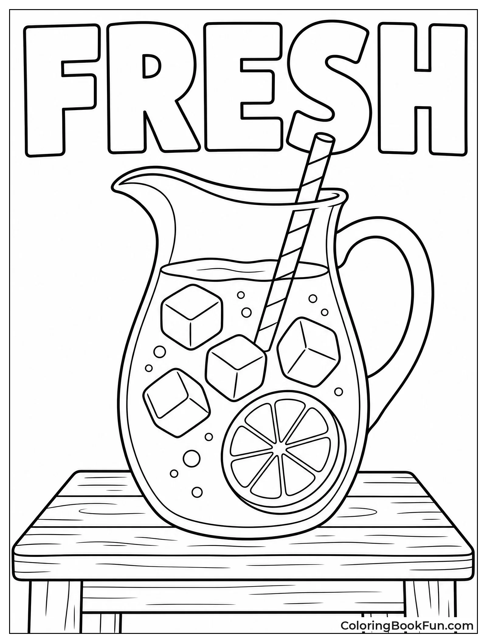 Pitcher of Fresh Orange Juice