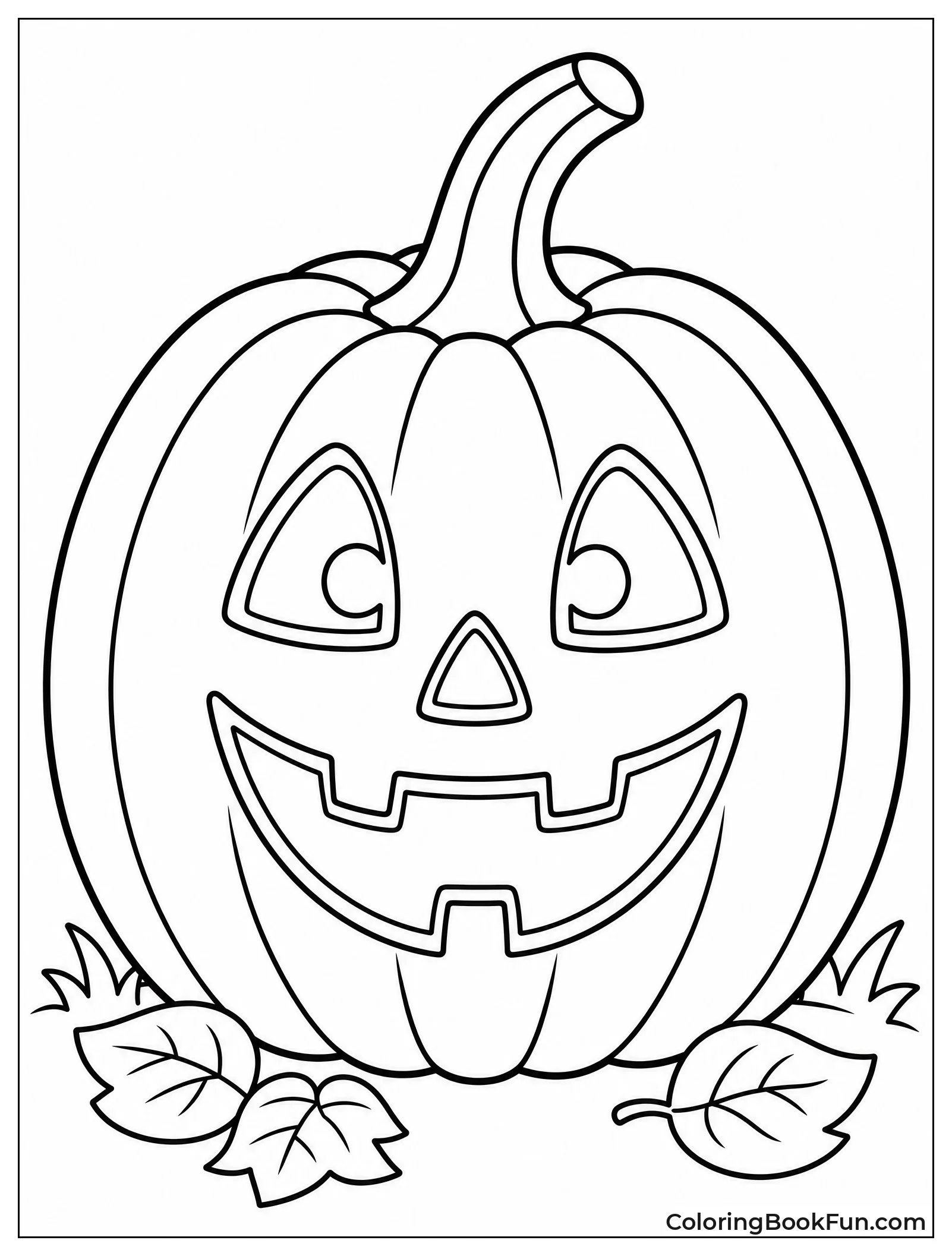 Carved Pumpkin Jack O Lantern