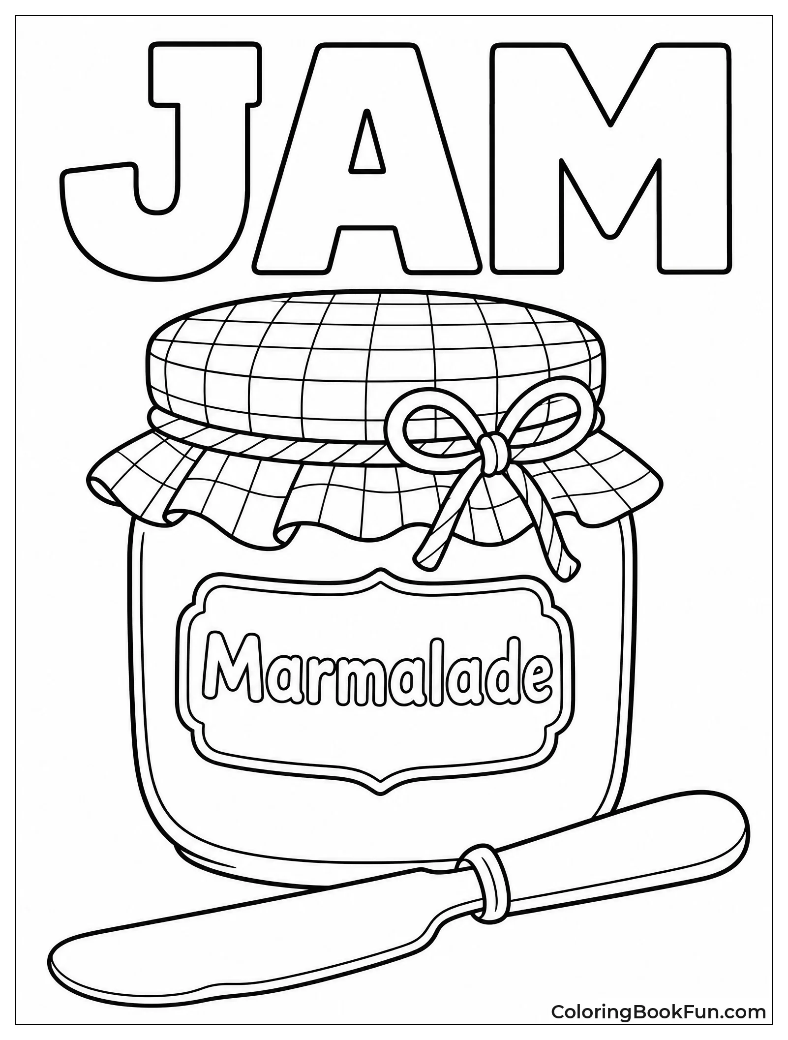 Jar of Orange Marmalade