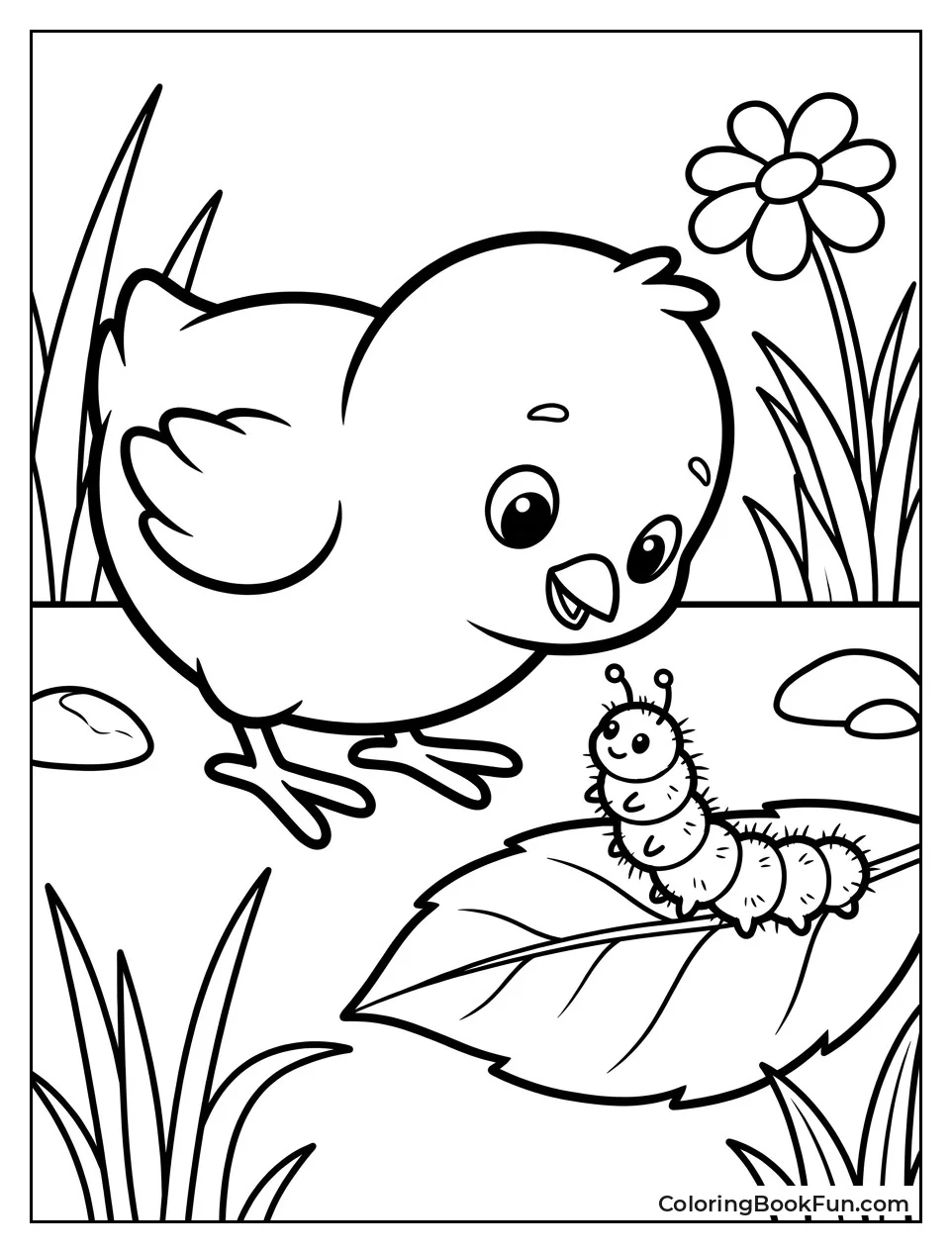 Peep Talking to Fuzzy Caterpillar