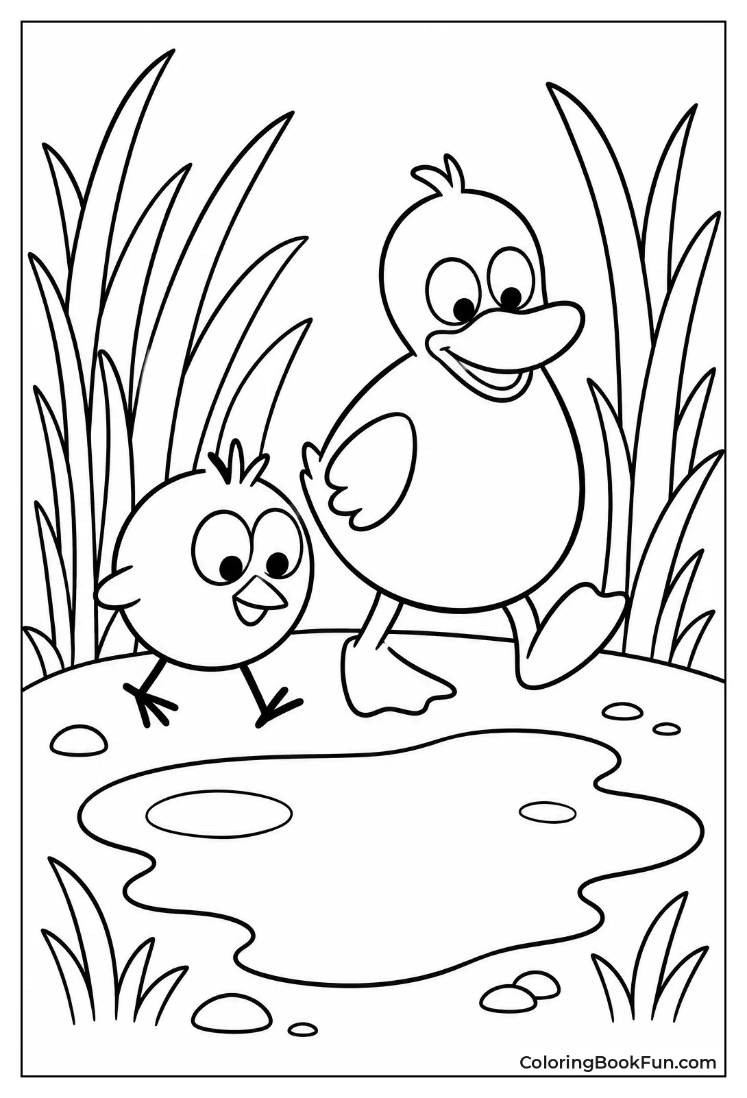 Peep and Quack Exploring Tall Grass