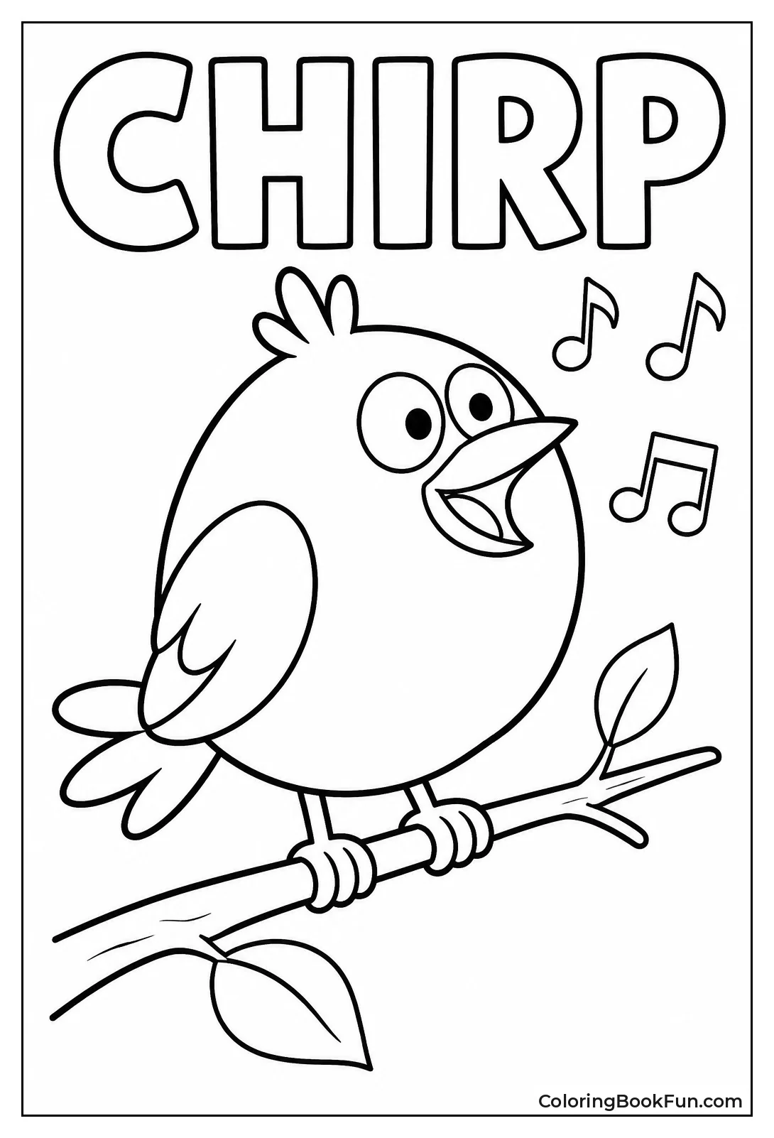 Chirp Singing on Twig